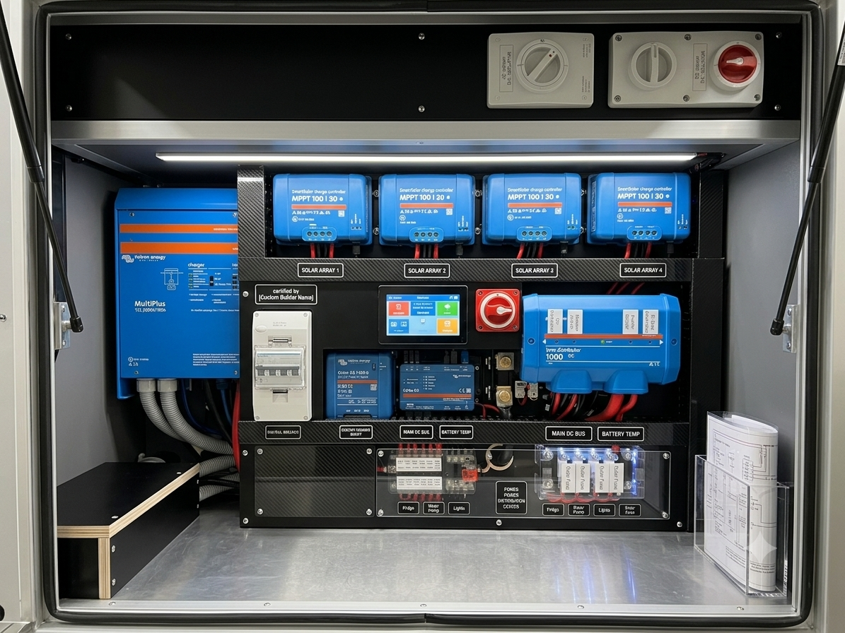 Victron Electrics used in our Habitation Overland Habitats