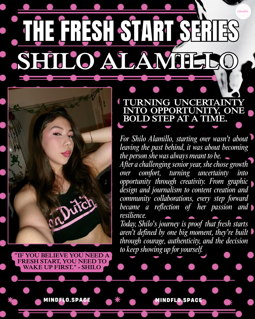 The Fresh start series: Shilo Alamillo