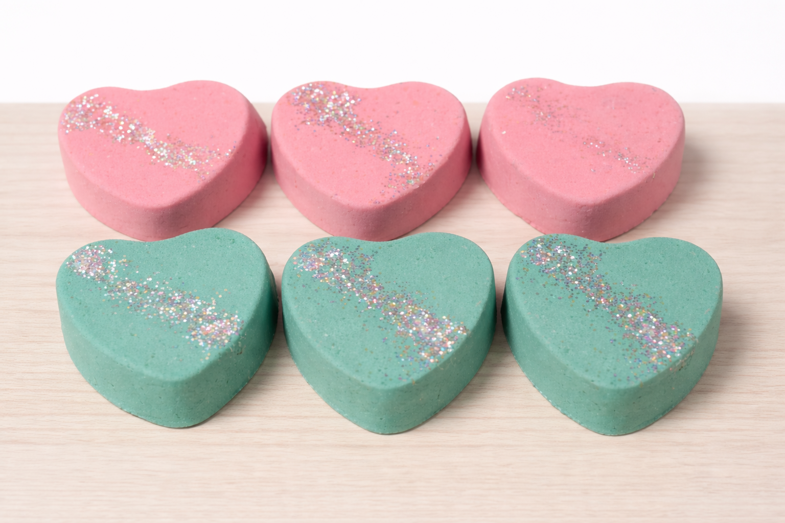 Bath Bomb Hearts
