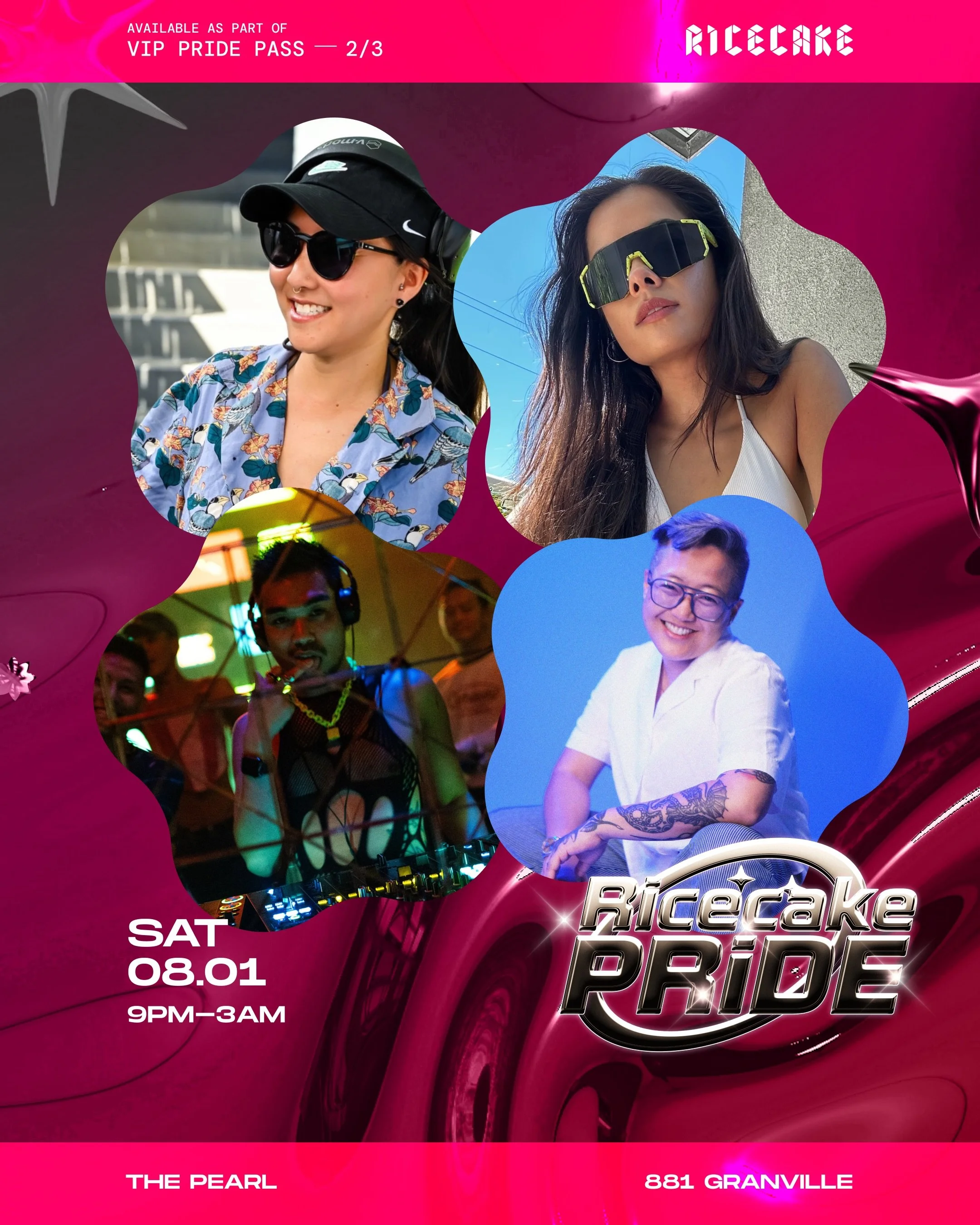 Sorry in advance. These DJs will make it physically impossible to leave before 3AM.

Meet the sounds of Ricecake PRIDE. Consider this your official warning that your feet are going to complain. 

❣️ BELLA | @me.bellasie
❣️ FILIMIX | @filimix_
❣️ KAY 
