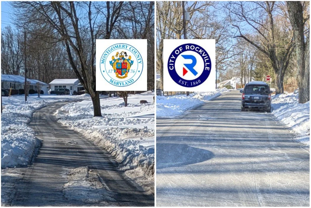 A Stark Snow Divide Between Rockville and MoCo