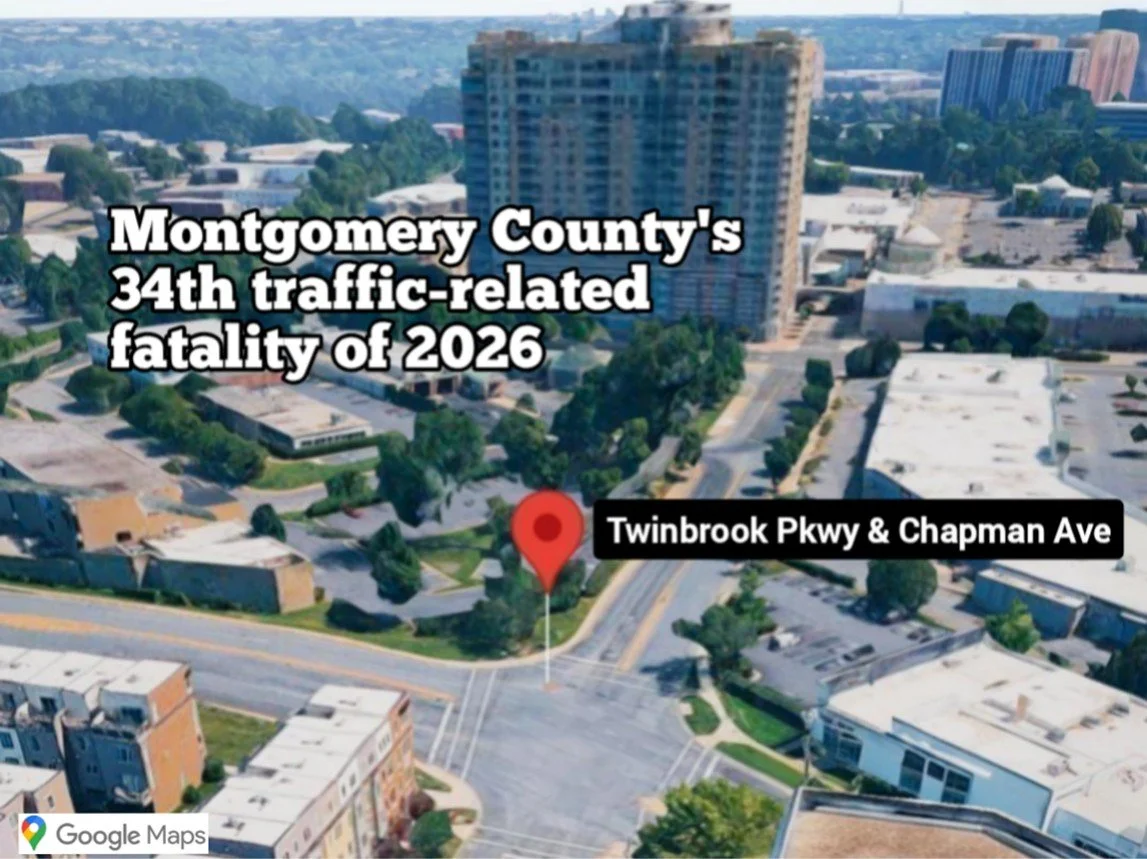 Montgomery County on Pace to Set 20-Year Traffic Fatality Record