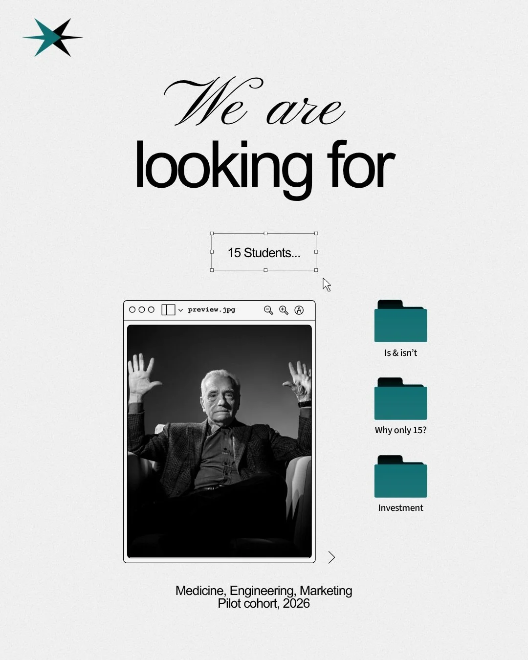 Nobody showed you what the degree actually looks like before you chose it.
We&rsquo;re changing that.
6 weeks. Real mentors. Real projects. Two tracks: Medicine and Engineering.
15 spots. Register your interest.
Link in bio to secure yours.