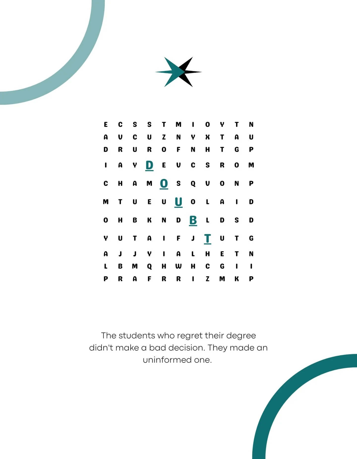 Most people don&rsquo;t choose the wrong degree.
They choose it without ever knowing what the work actually feels like.

That&rsquo;s not a bad decision. That&rsquo;s an uninformed one.
The doubt you feel before committing? It&rsquo;s removable. Not 