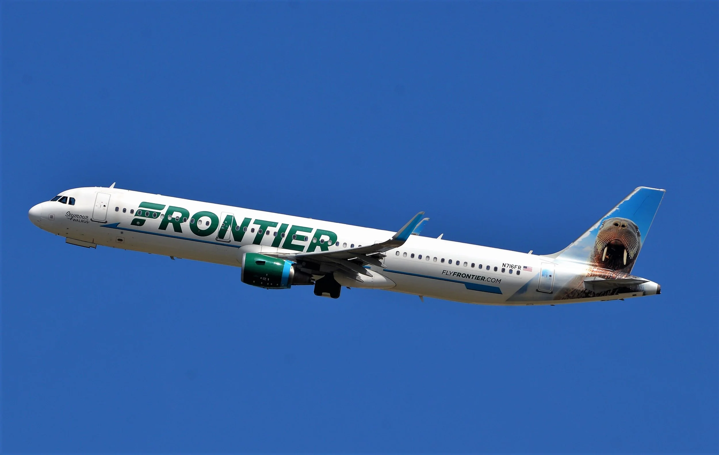 N716FR A321 SEYMOUR WALRUS ORD 27L
ORD