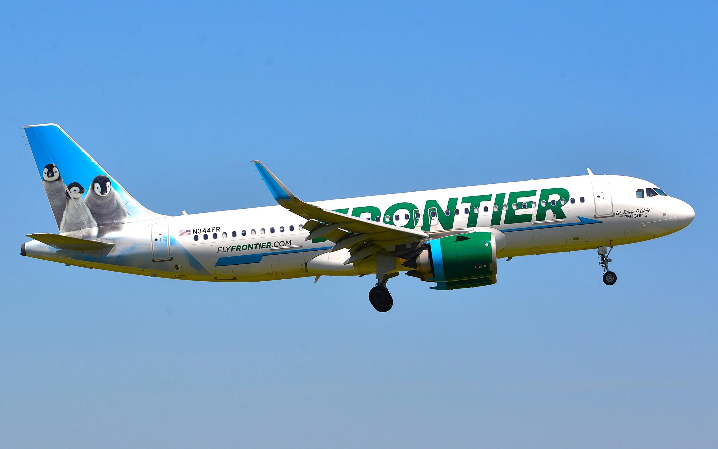 N344FR A320 ED-ESWIN-EDDEI PENGUINS ORD