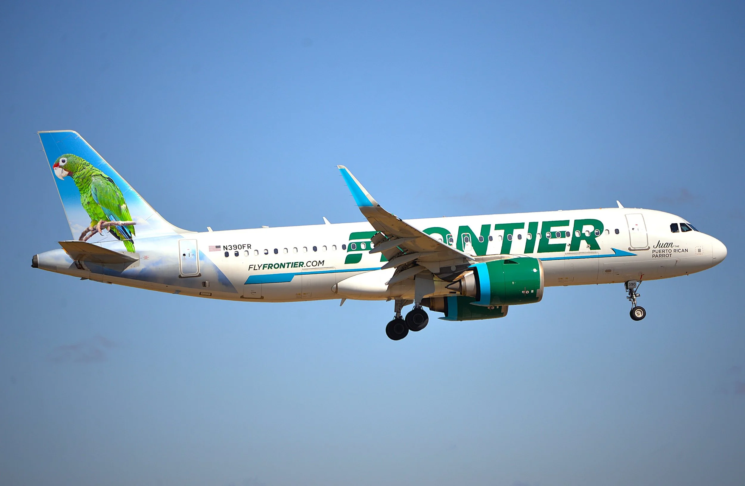 N390FR A320 JUAN PUERTO PARROT ORD 10C