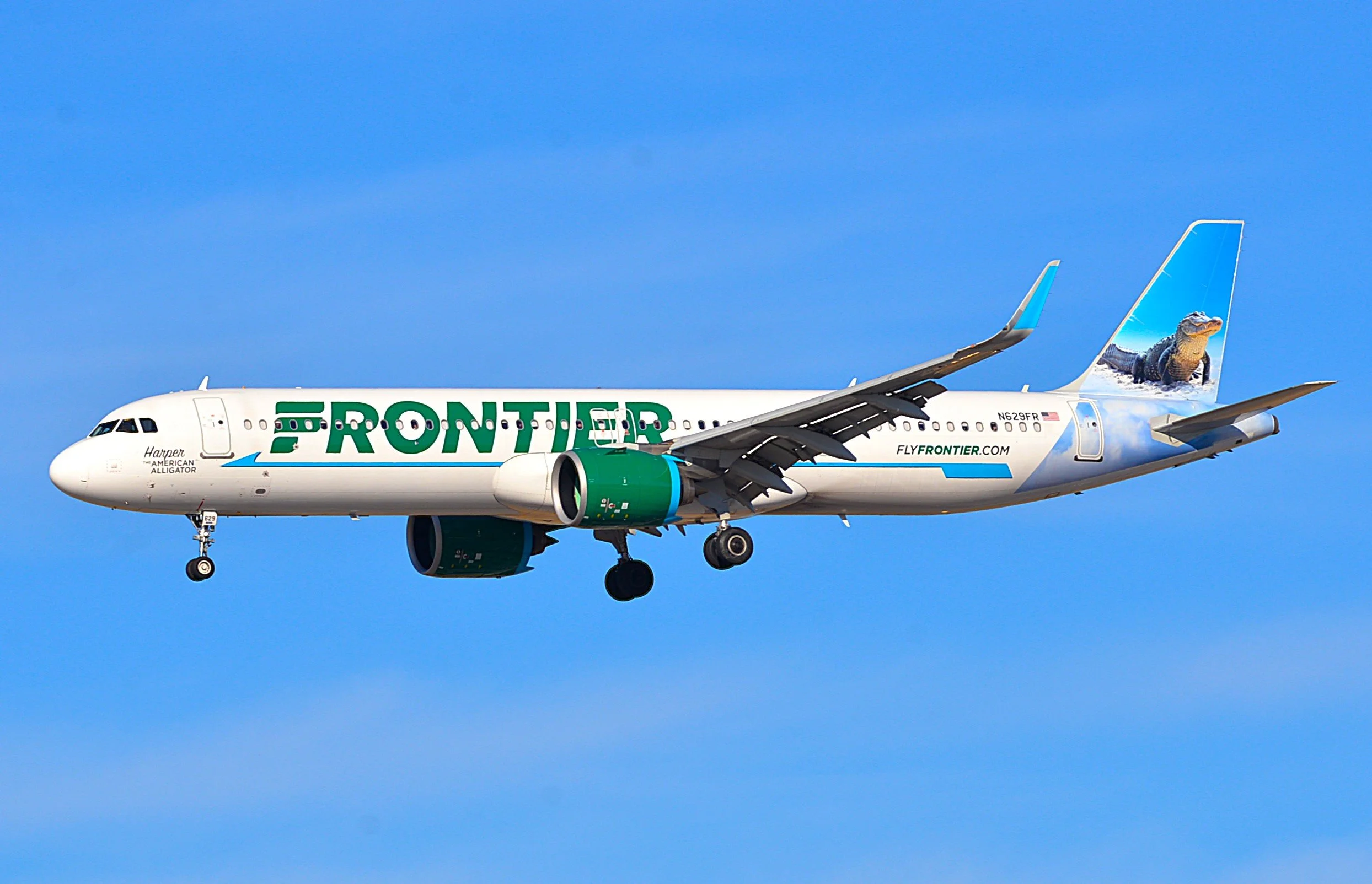 N629FR A321 HARPER AMERICAN ALLIGATOR ORD 28C