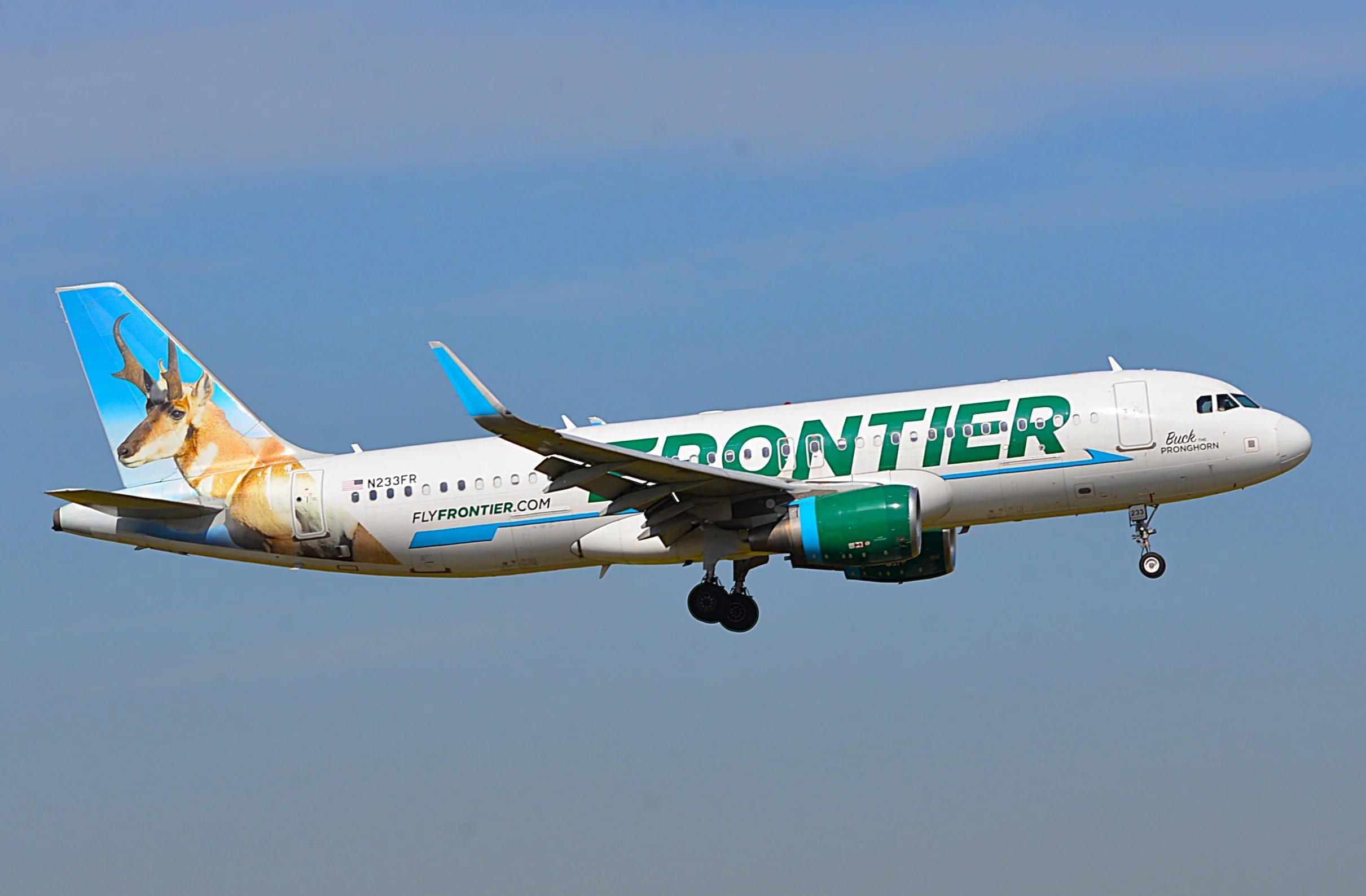 N233FR A320 BUCK PRONGHORN ORD 10C