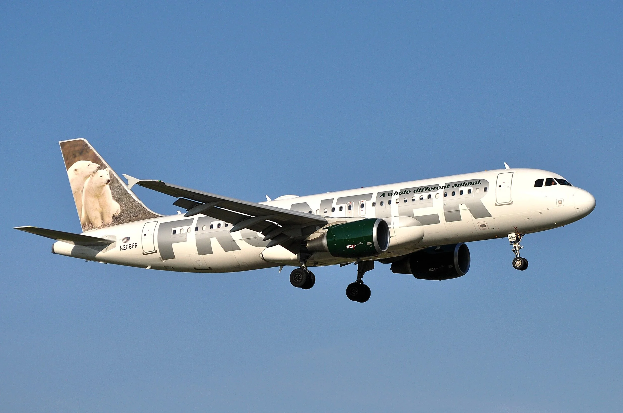 N206FR A320 POLAR BEARS MKE