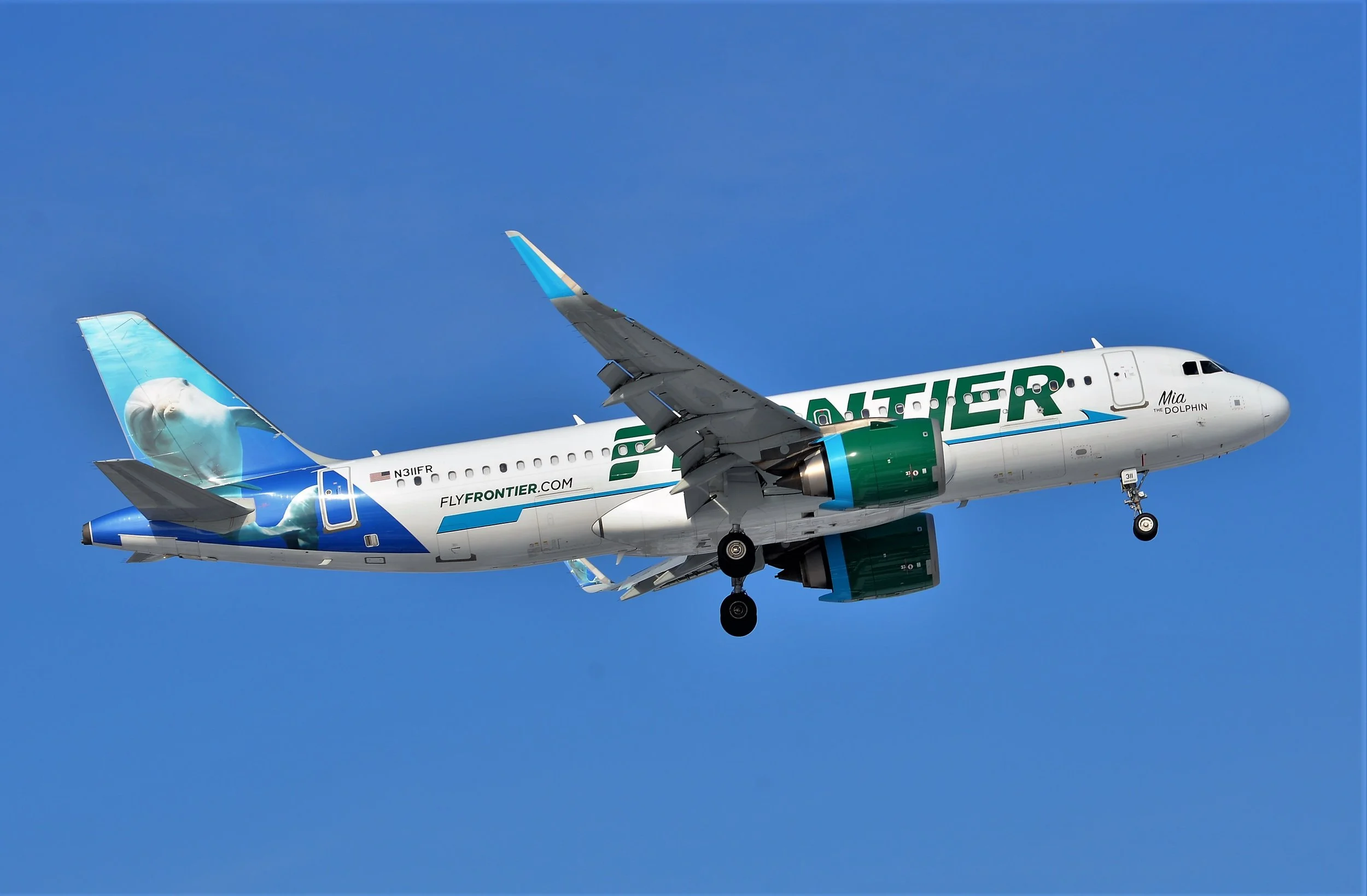 N311FR MIA DOLPHIN  A320 ORD 10C
