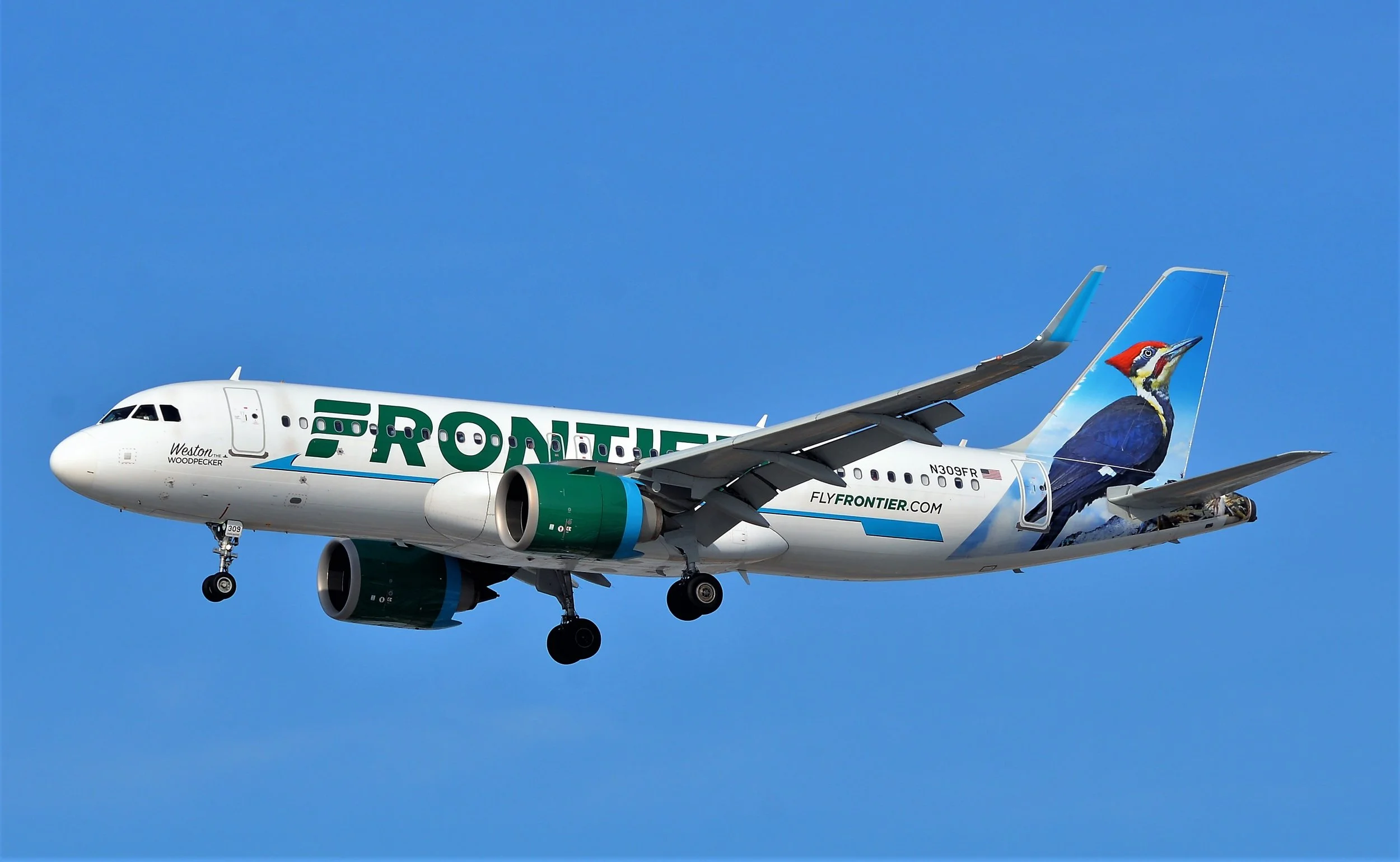 N309FR A320 WESTON WOODOECKER ORD 28C