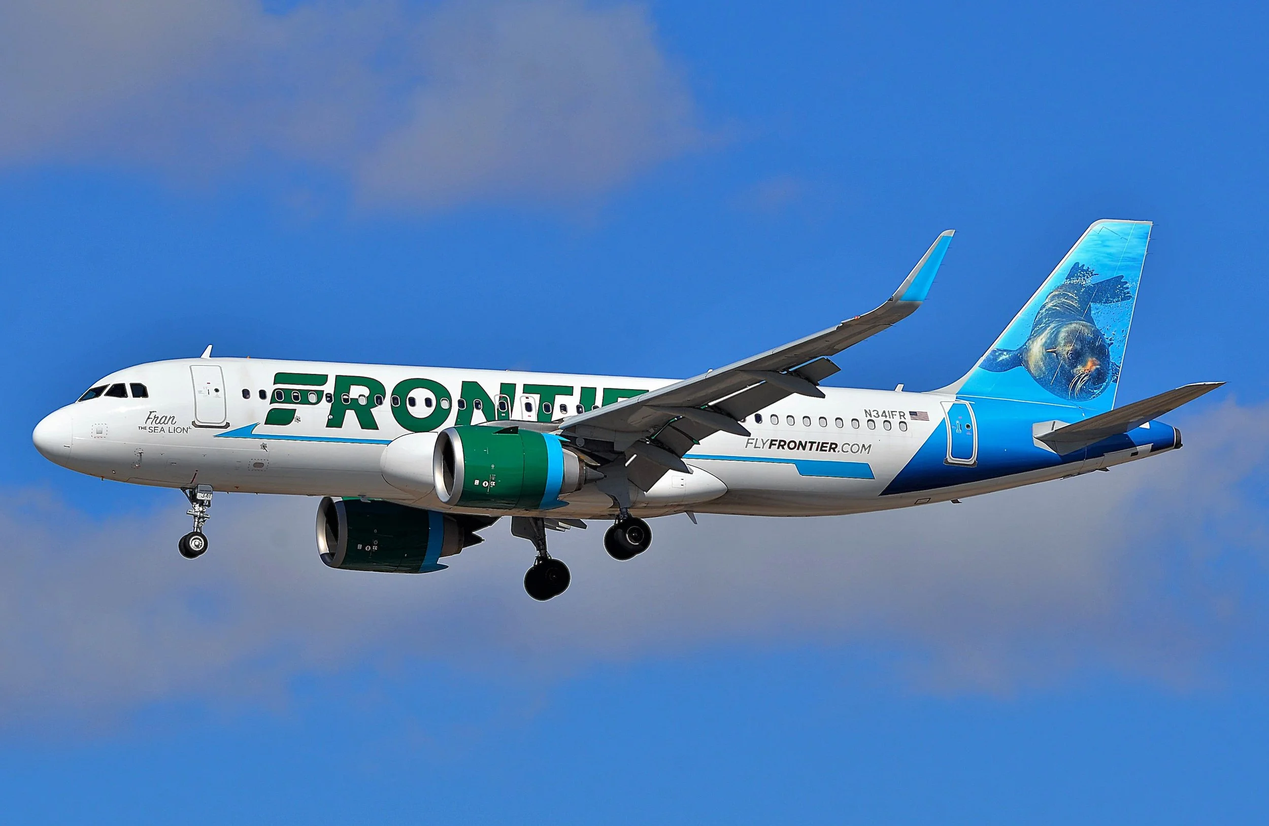 N341FR A320 FRAN SEALION ORD 28C