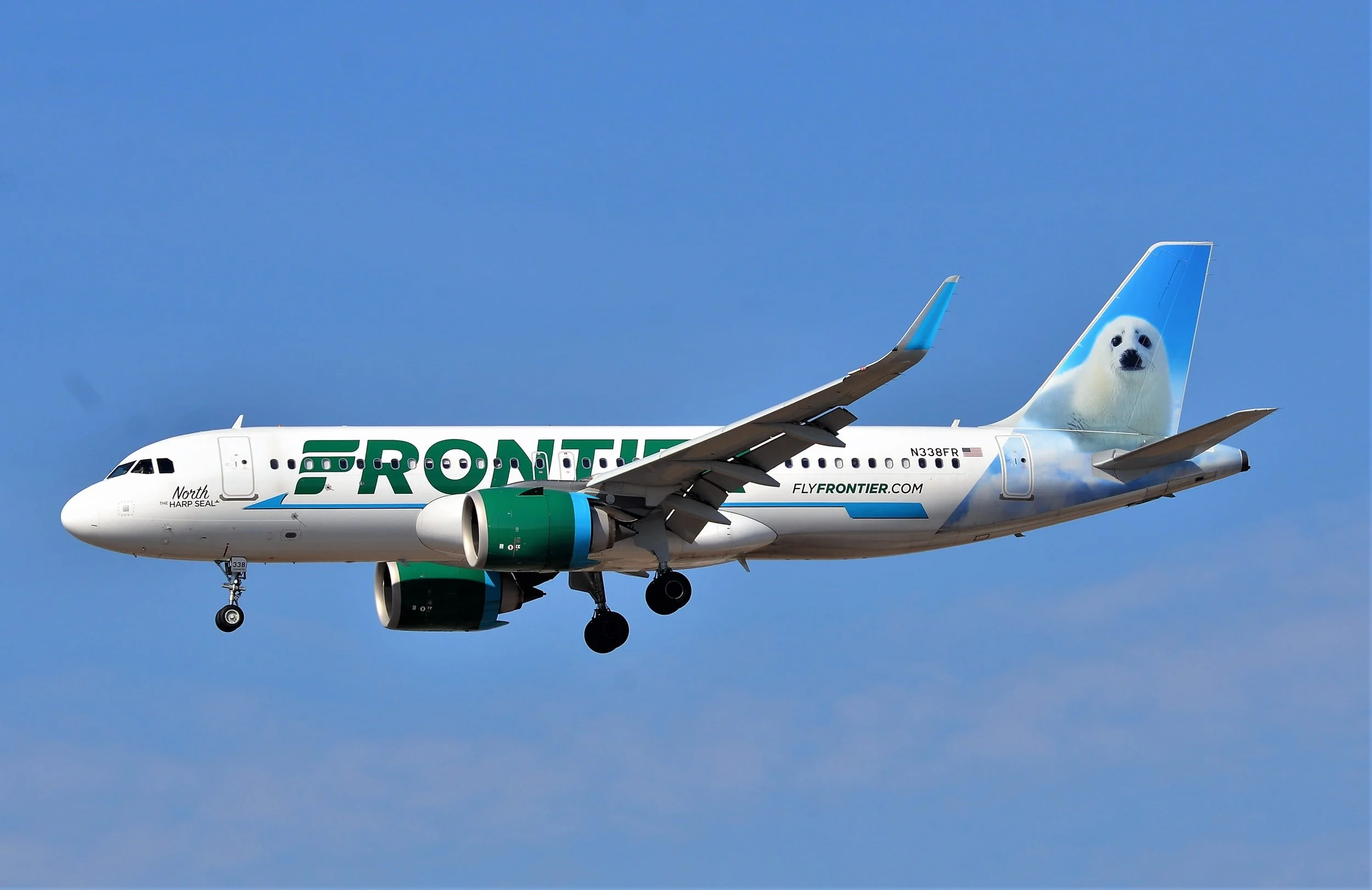 N338FR A320 NORTH HARP SEAL ORD 28C