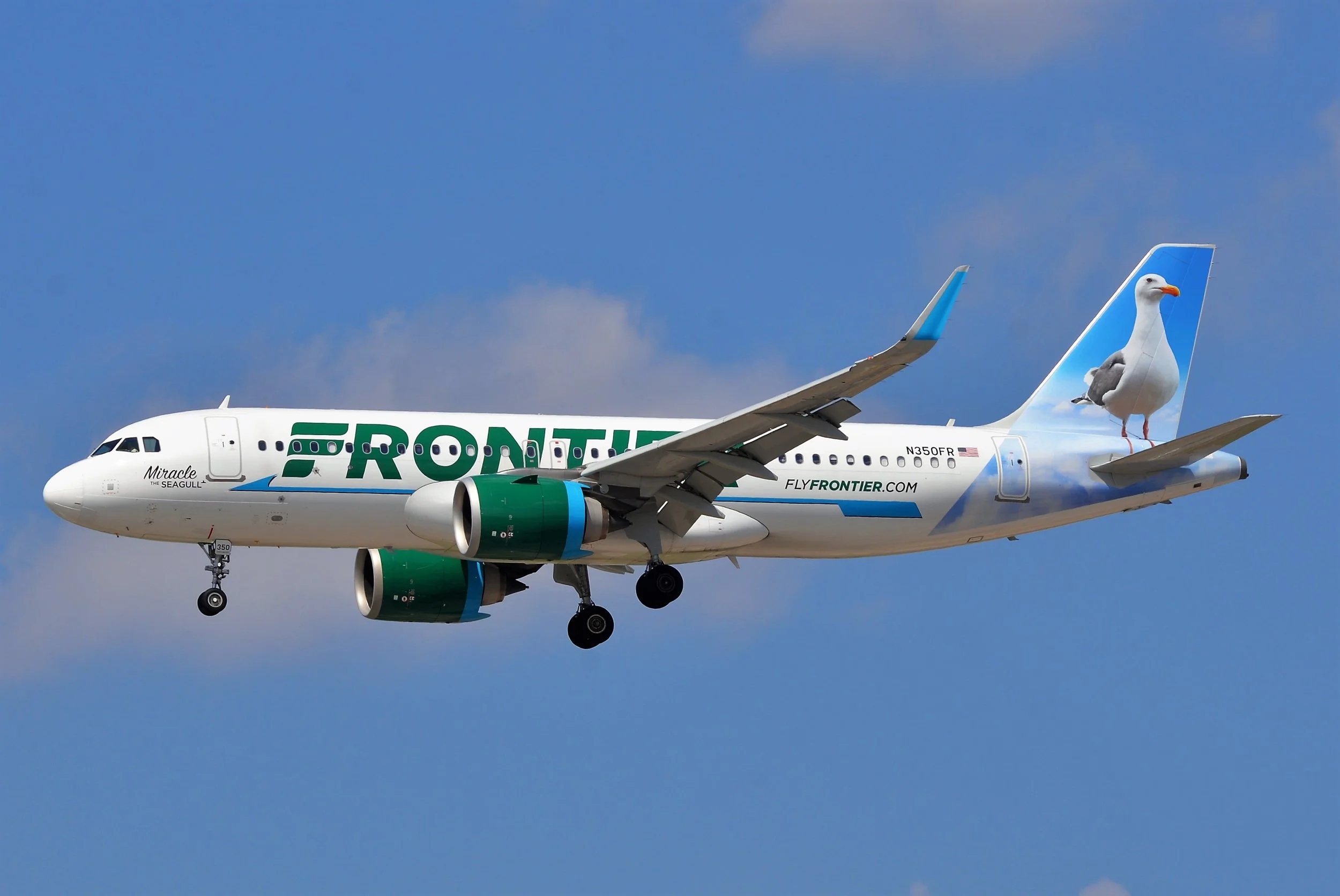 N350FR A320 MIRACLE SEAGULL ORD 28C