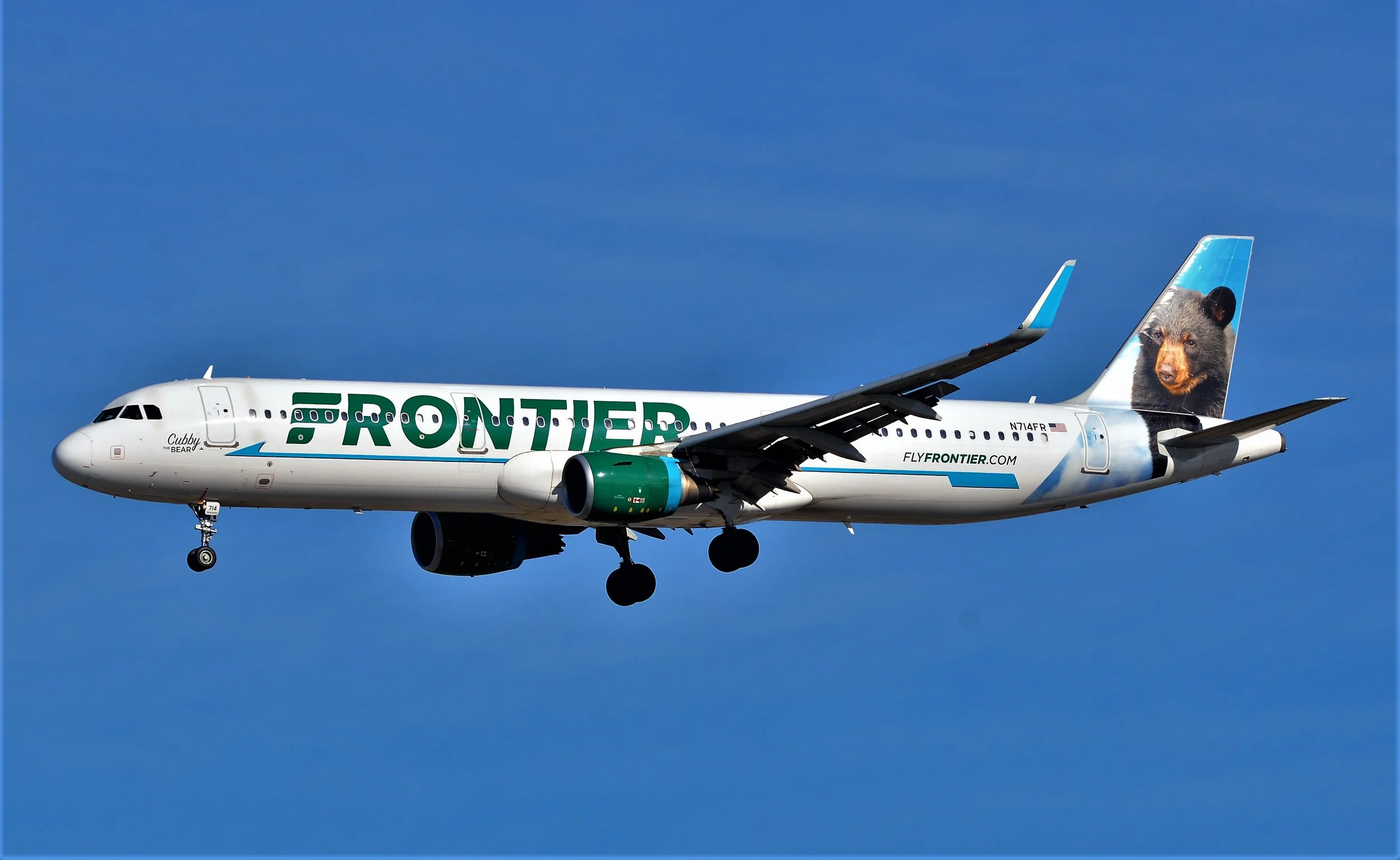 N714FR A321 CUBBY BEAR ORD 28C
