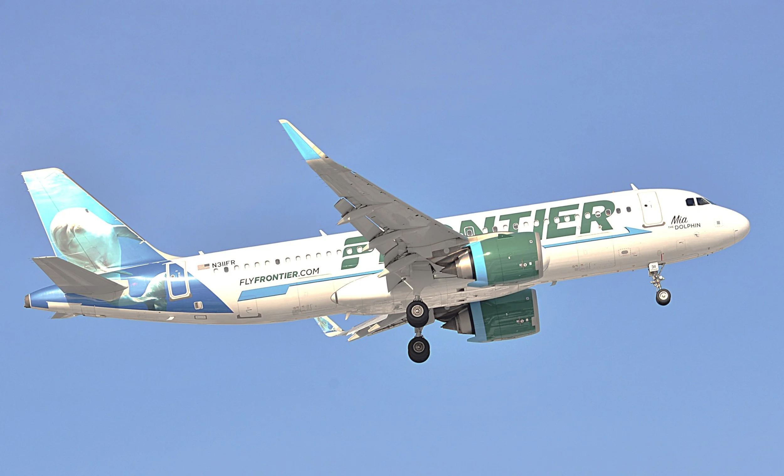 N411FR A320 ORD 10C