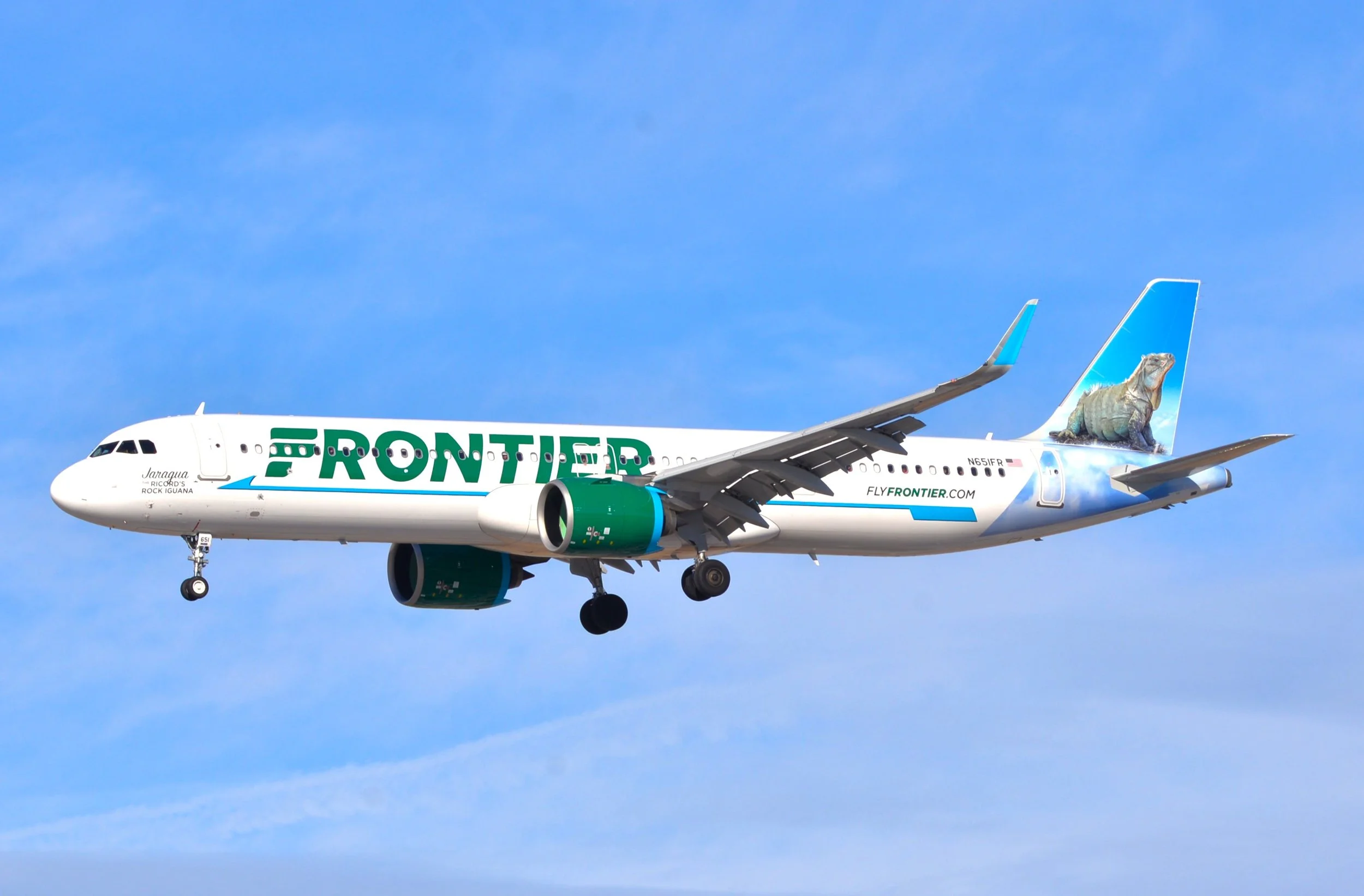 N351FR A321 ROCK IGUANA  ORD 28C