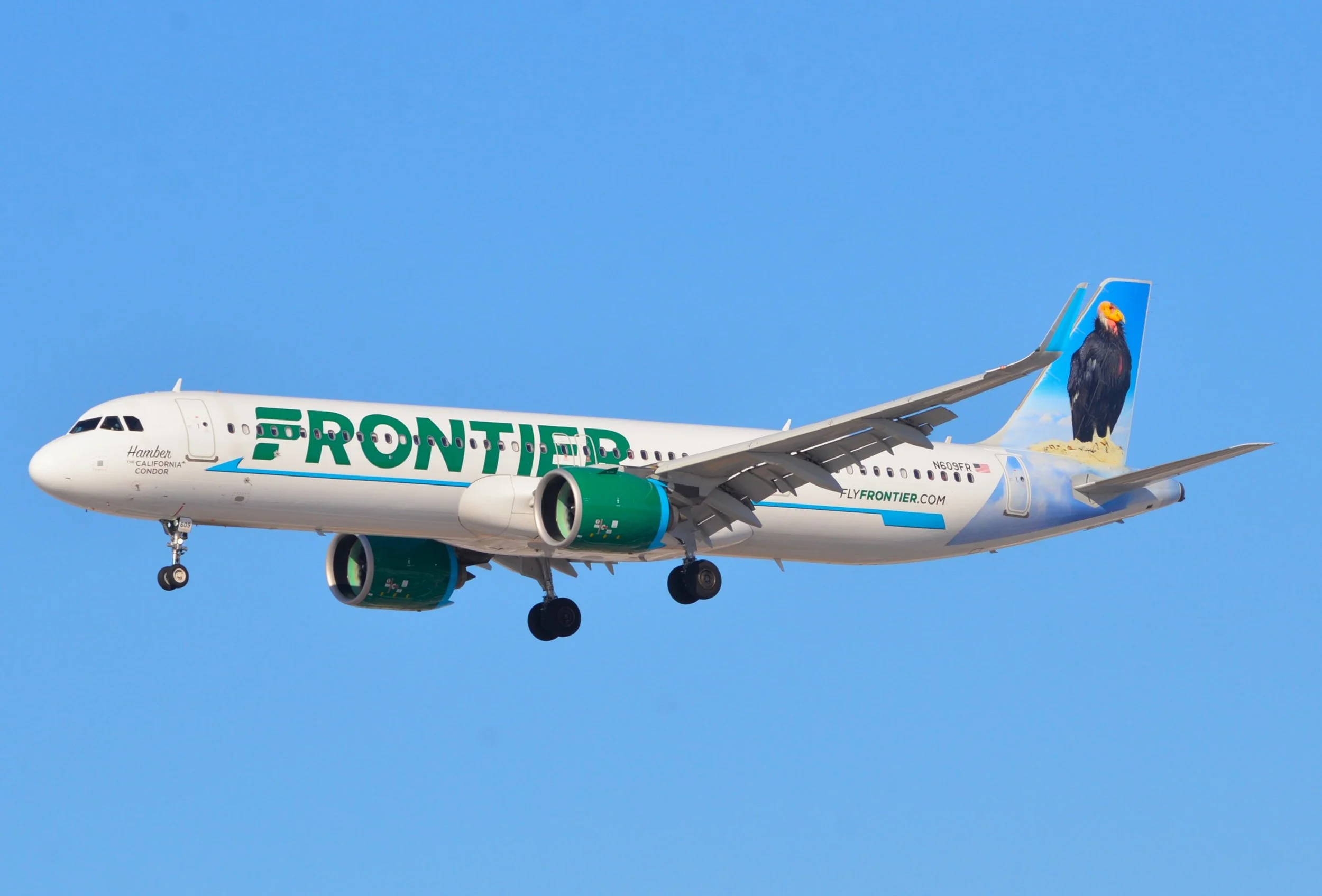 N609FR A321 HAMBER CALIFORNIA CONDOR ORD 28C