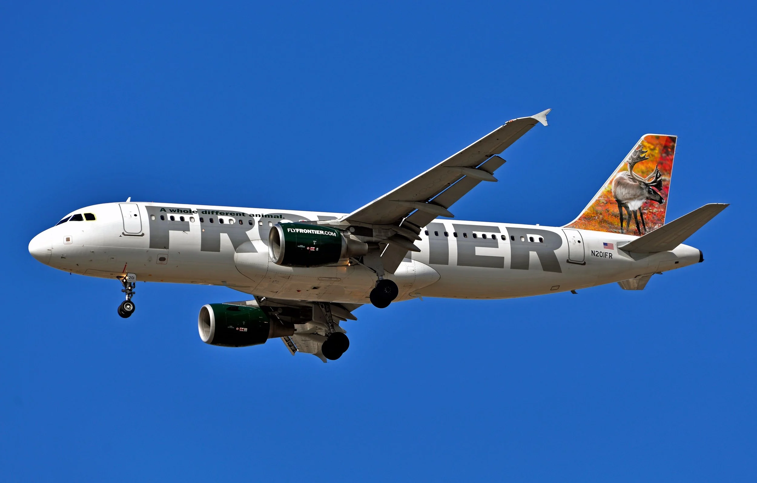 N201FR A320 ORD 27L ELK