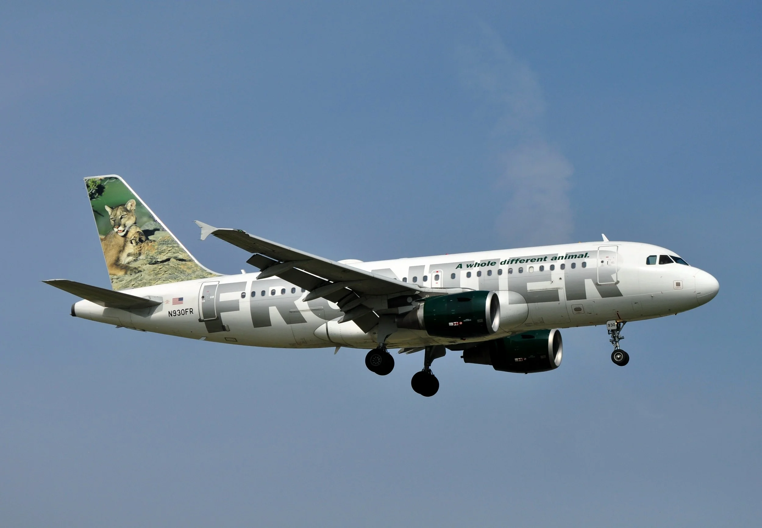 N930FR A319 MOUNTAIN LION MKE 