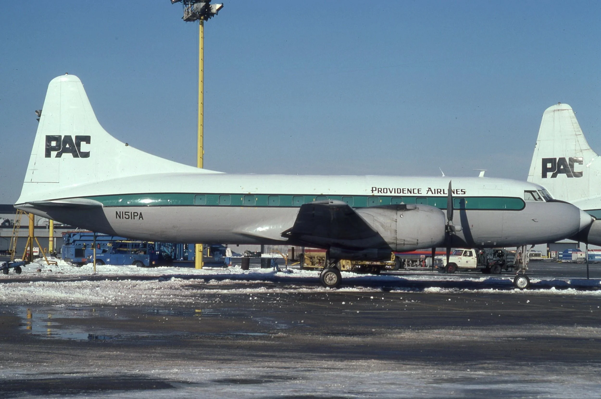 N151PA C.V.440 PROVIDENCE AIRLINES  ORD TWO CARGO RAMP
