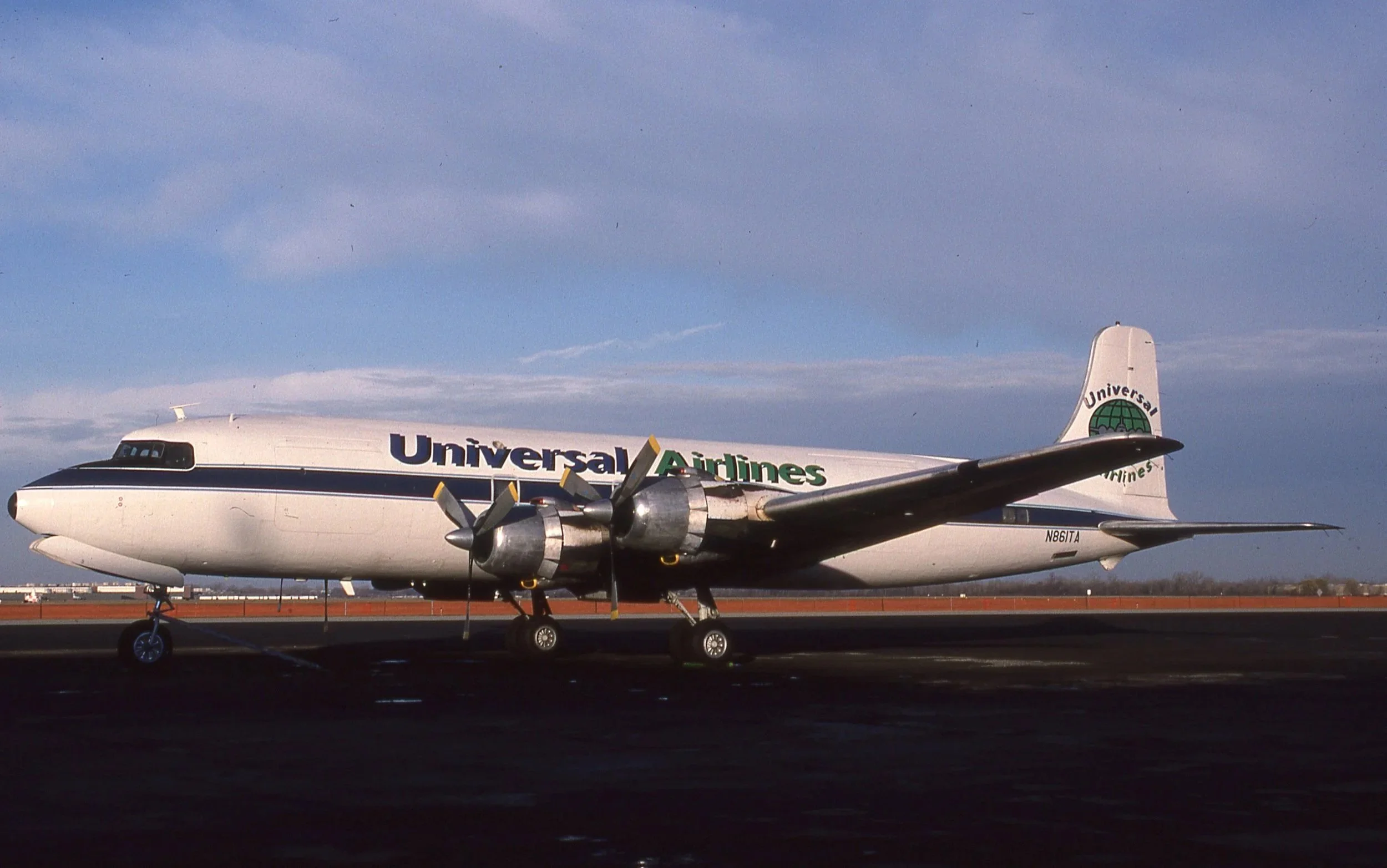 N861TA UNIVERSAL AIRLINES DC-6 YIP