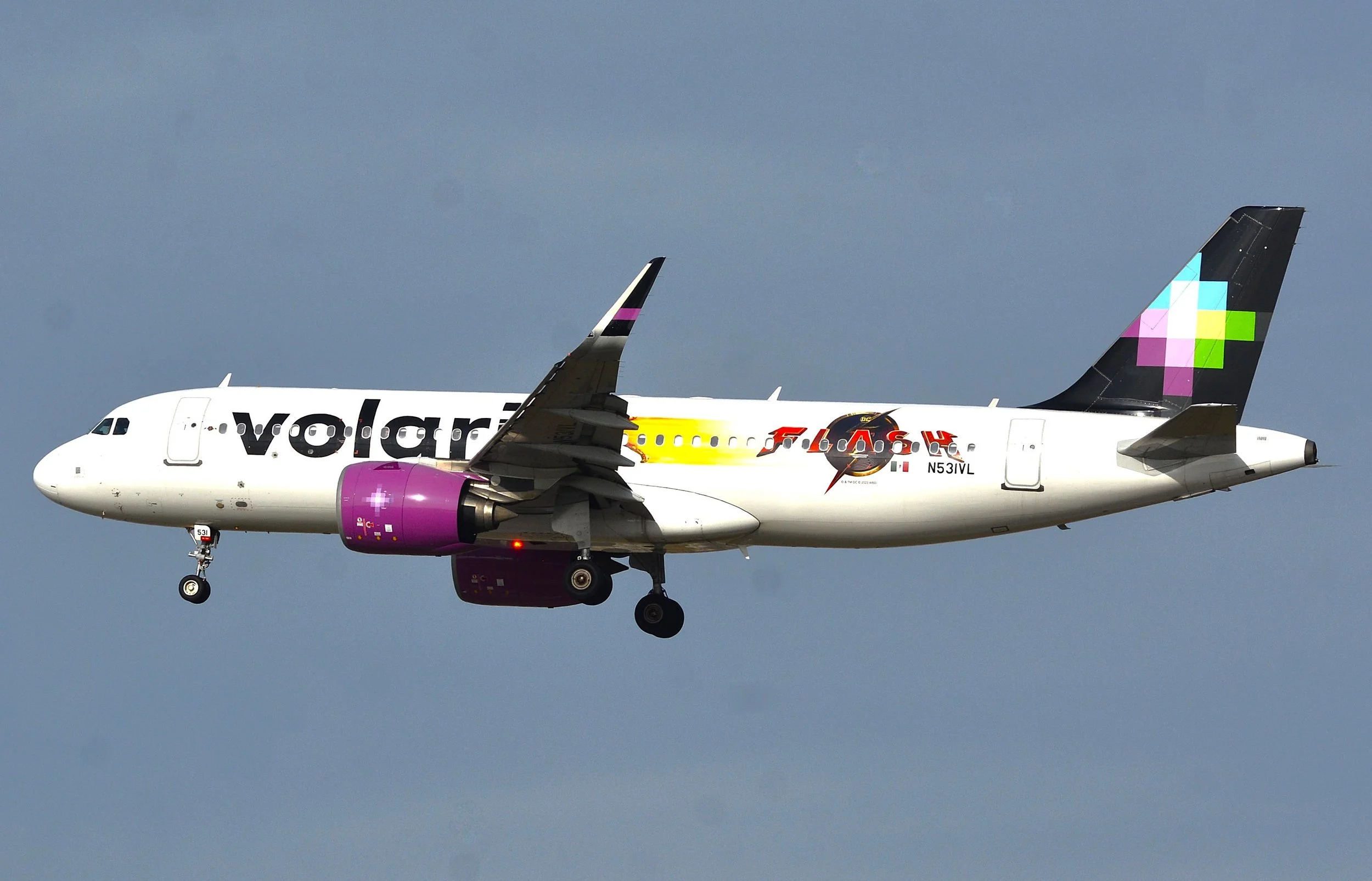 N531VL VOLARIS  A320 THE FLASH ORD