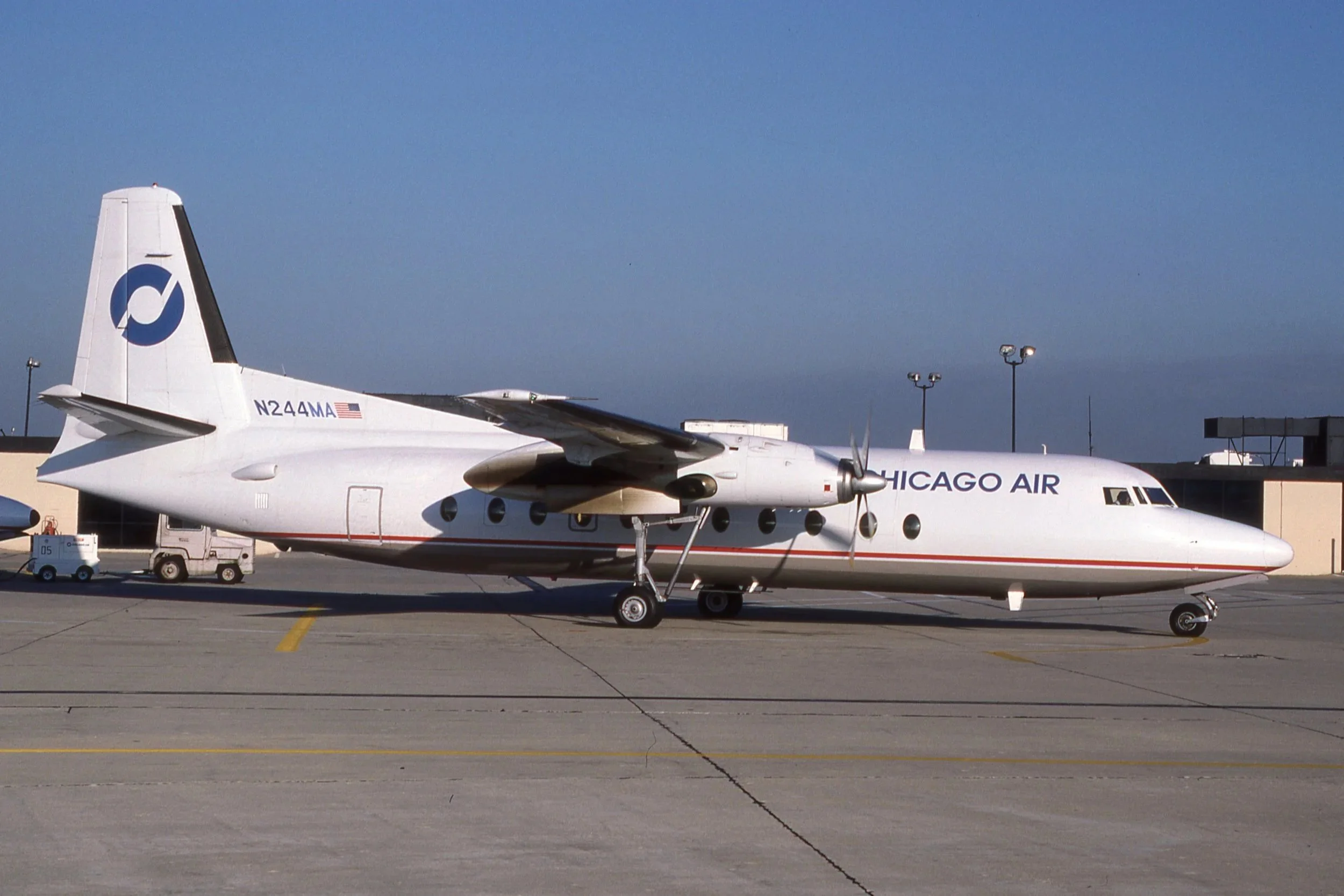 N244MA CHICAGO AIR F-27 MDW