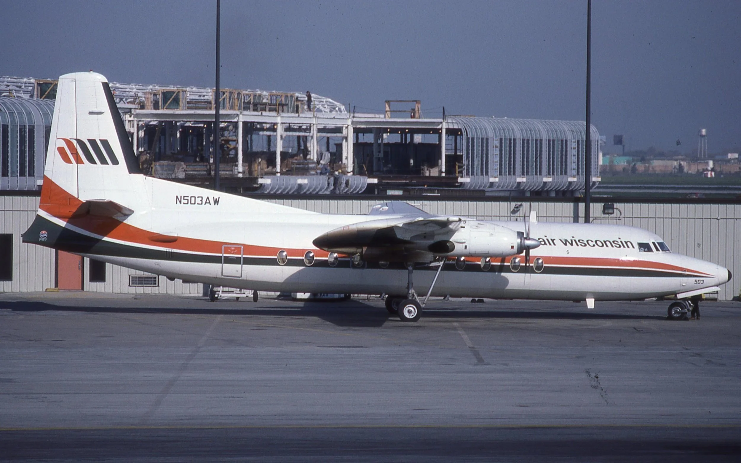 N503AW F-27 AIR WISCONSIN  ORD