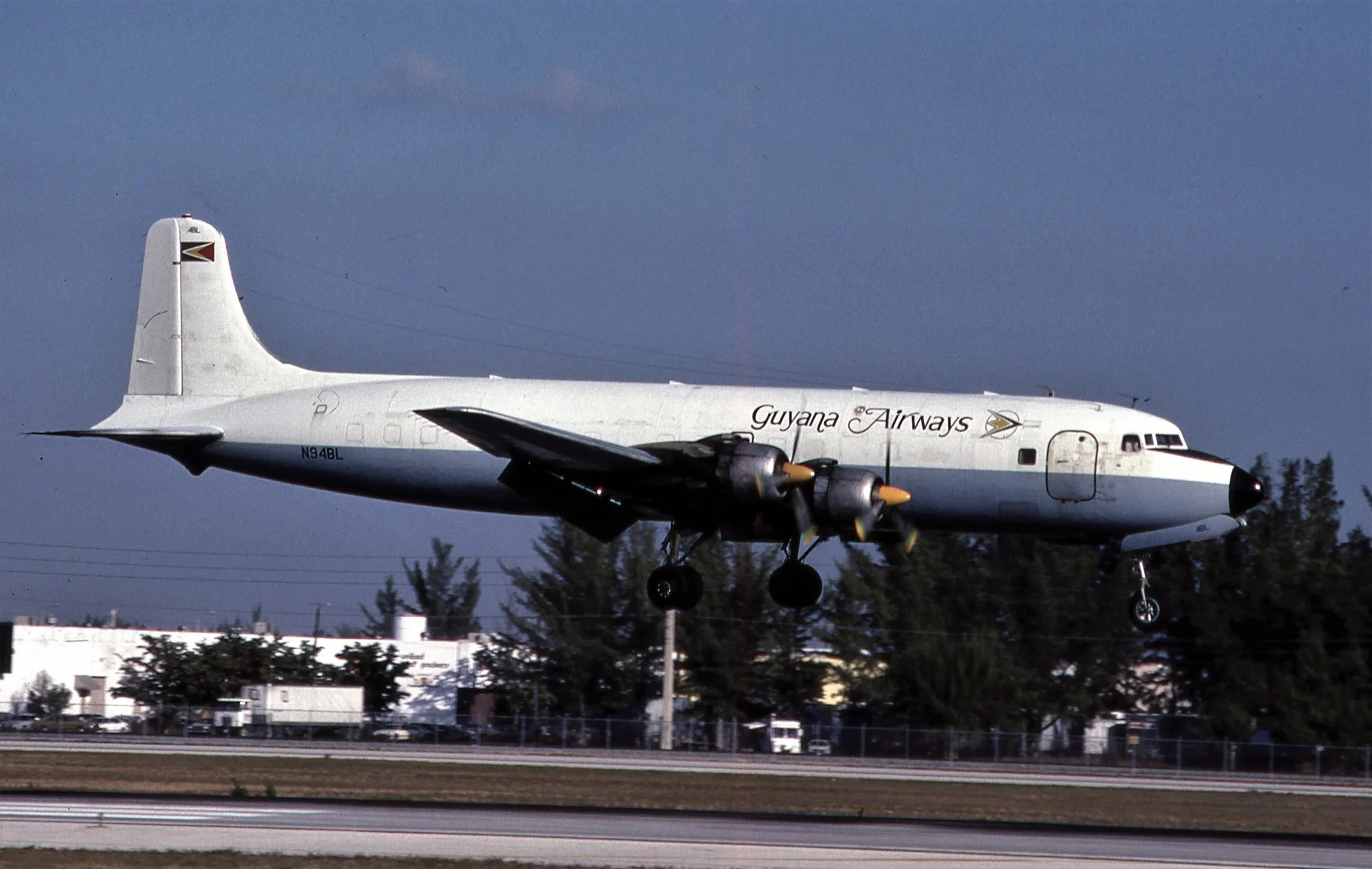 N94BL DC-6 GUYANA AIRWAYS MIA