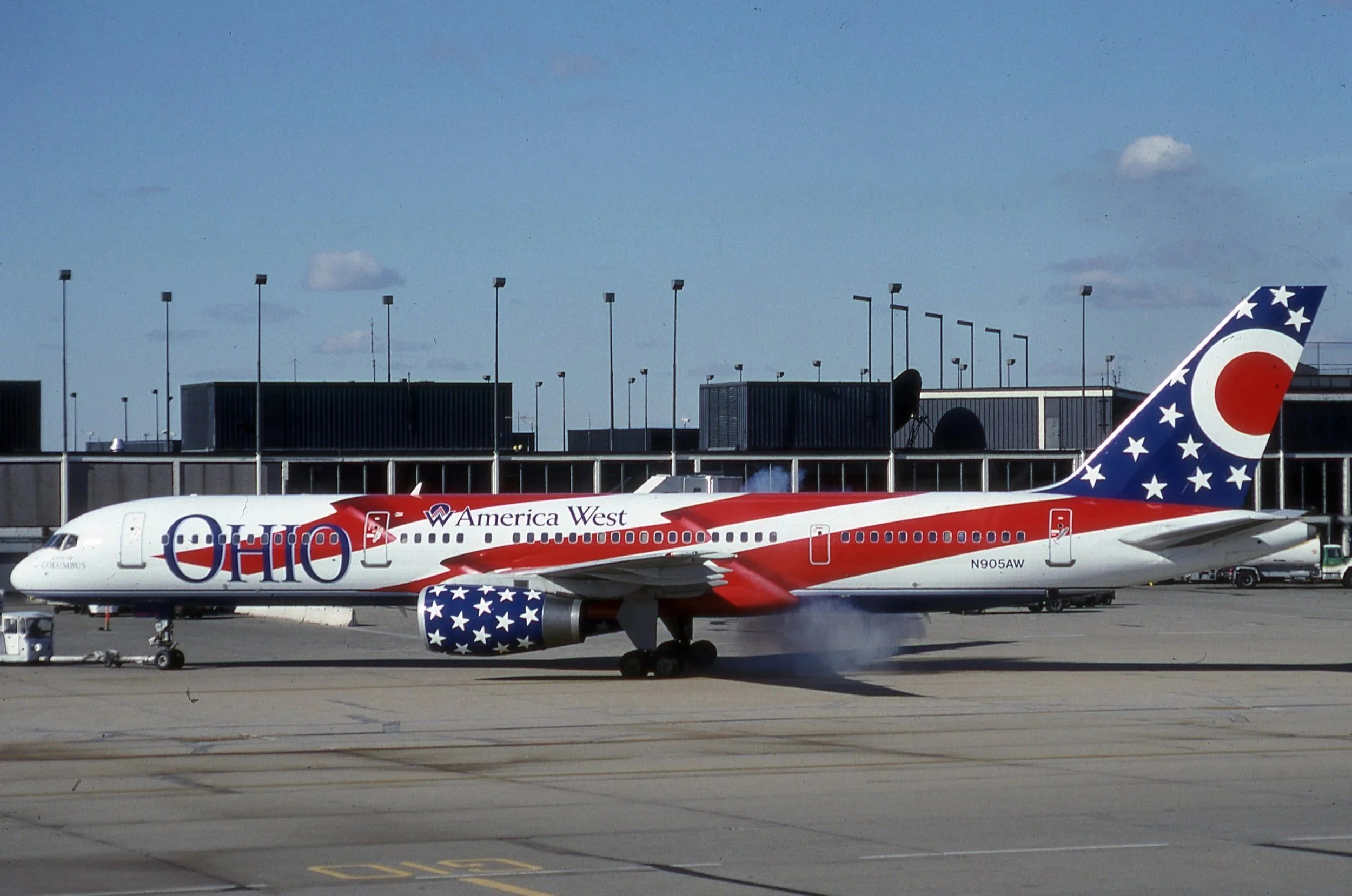 N905AW B.757 AMERICA WEST OHIO COLORS ORD