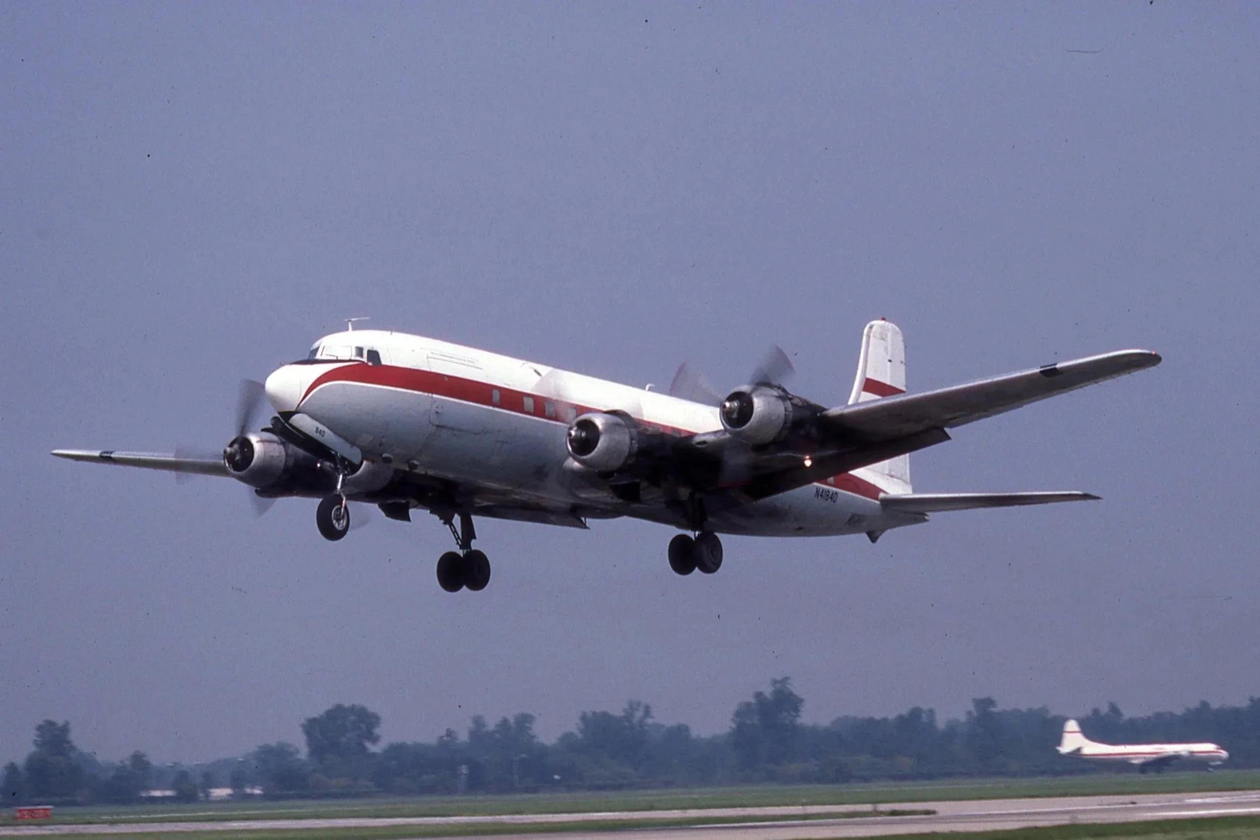 ZANTOP DC-6 DEPARTING YIP