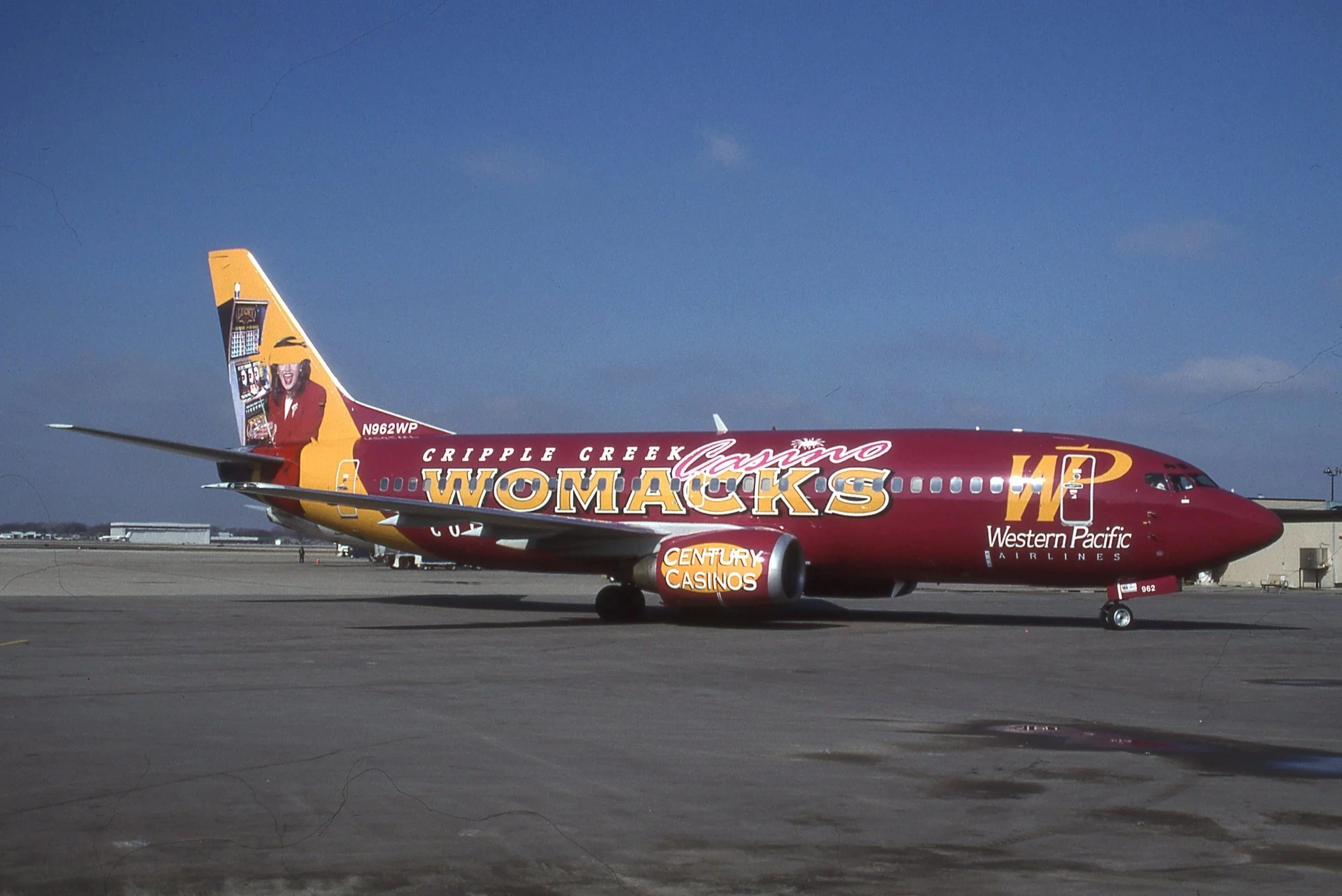 N962WP B.737 WEST PAC CRIPPLE CREEK CASINO MDW