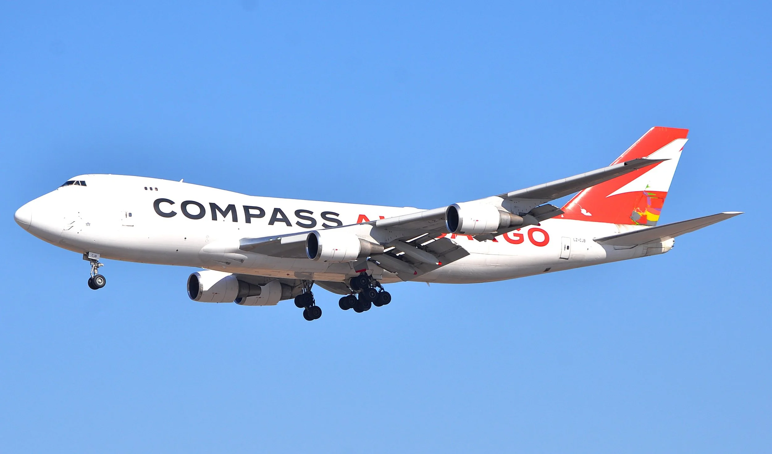 LZ-CJB B747-400F COMPASS AIR CARGO 27L ORD