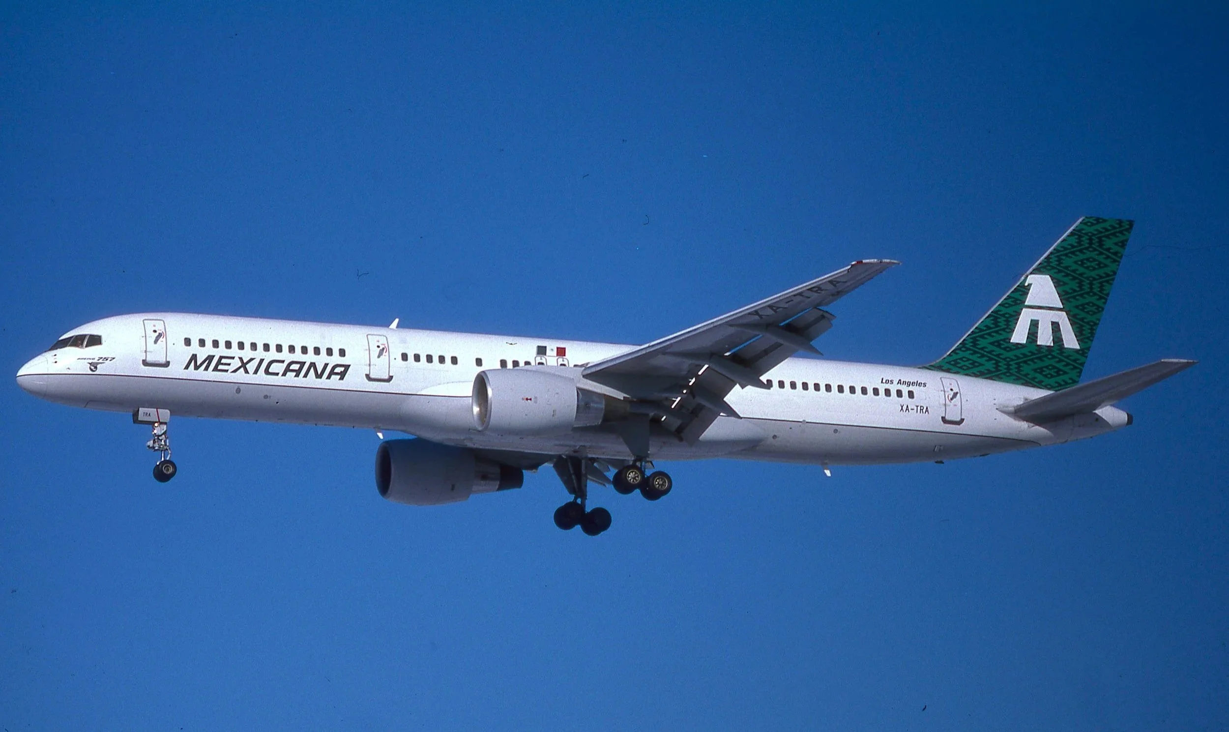XA-TRA B757-200 AEROMEXICO GREEN ORD 27L