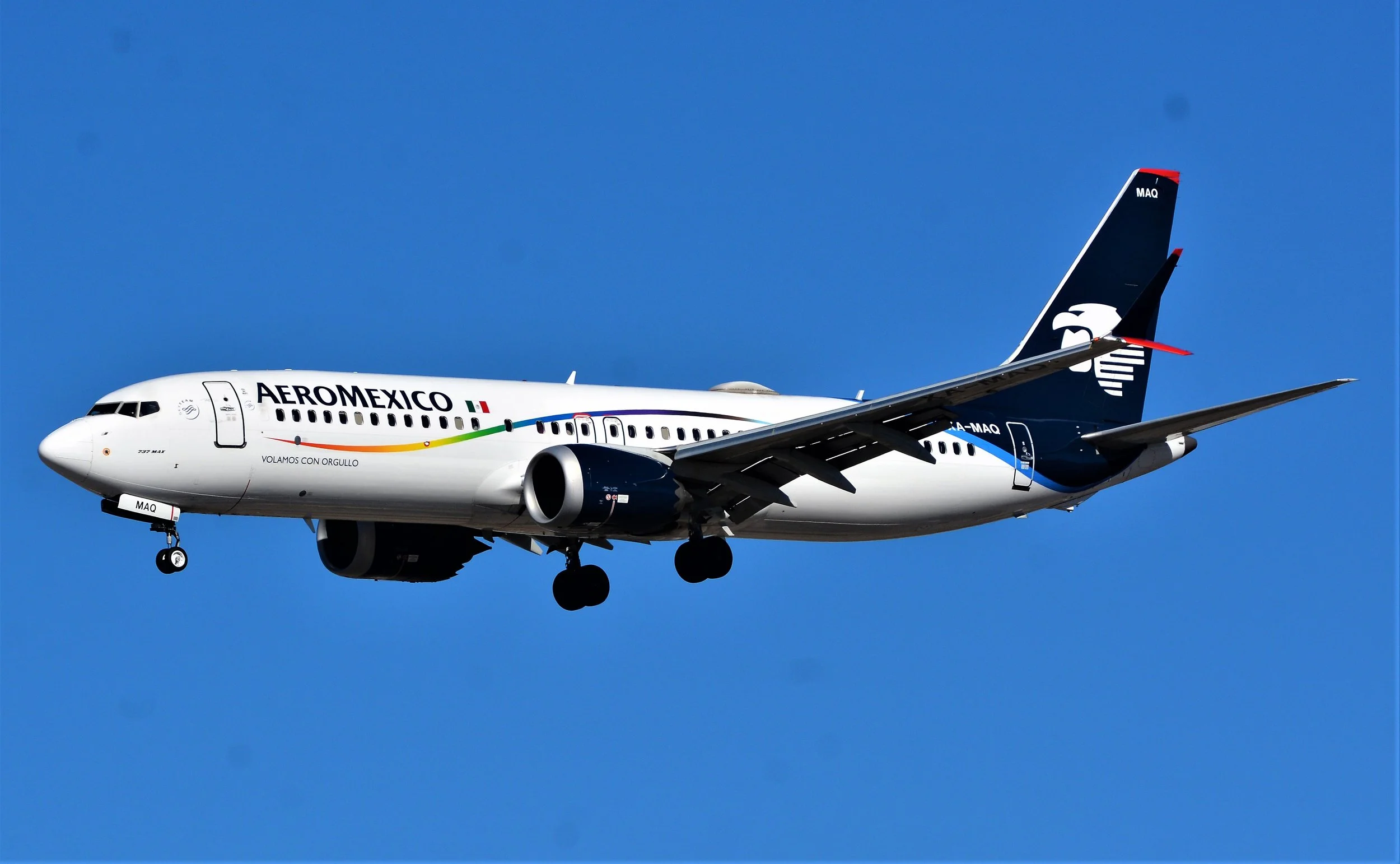 XA-MAQ B737 AEROMEXICO PRIDE COLORS ORD 28C