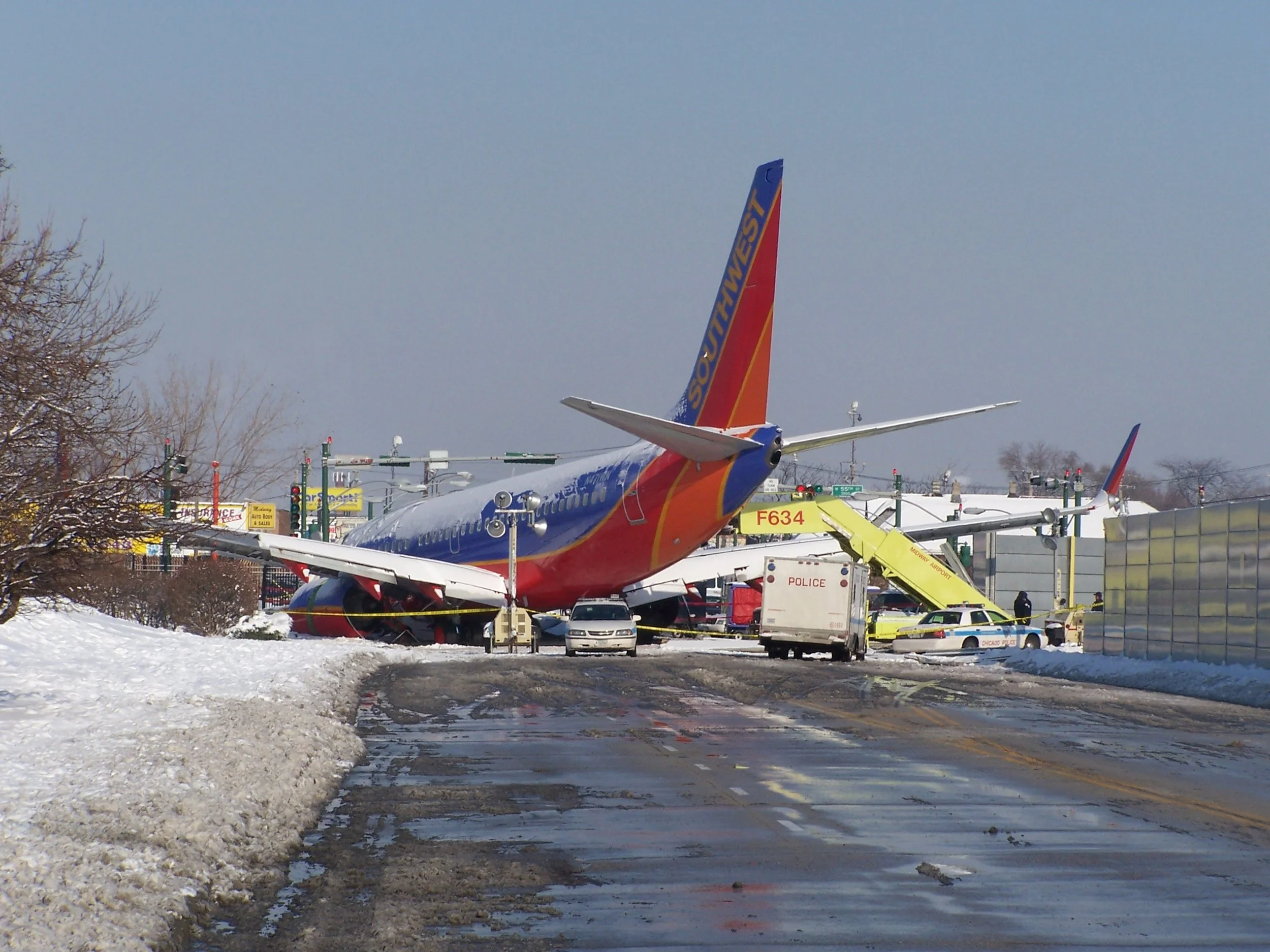 N471WN SIUTHWEST CRASH AT MDW