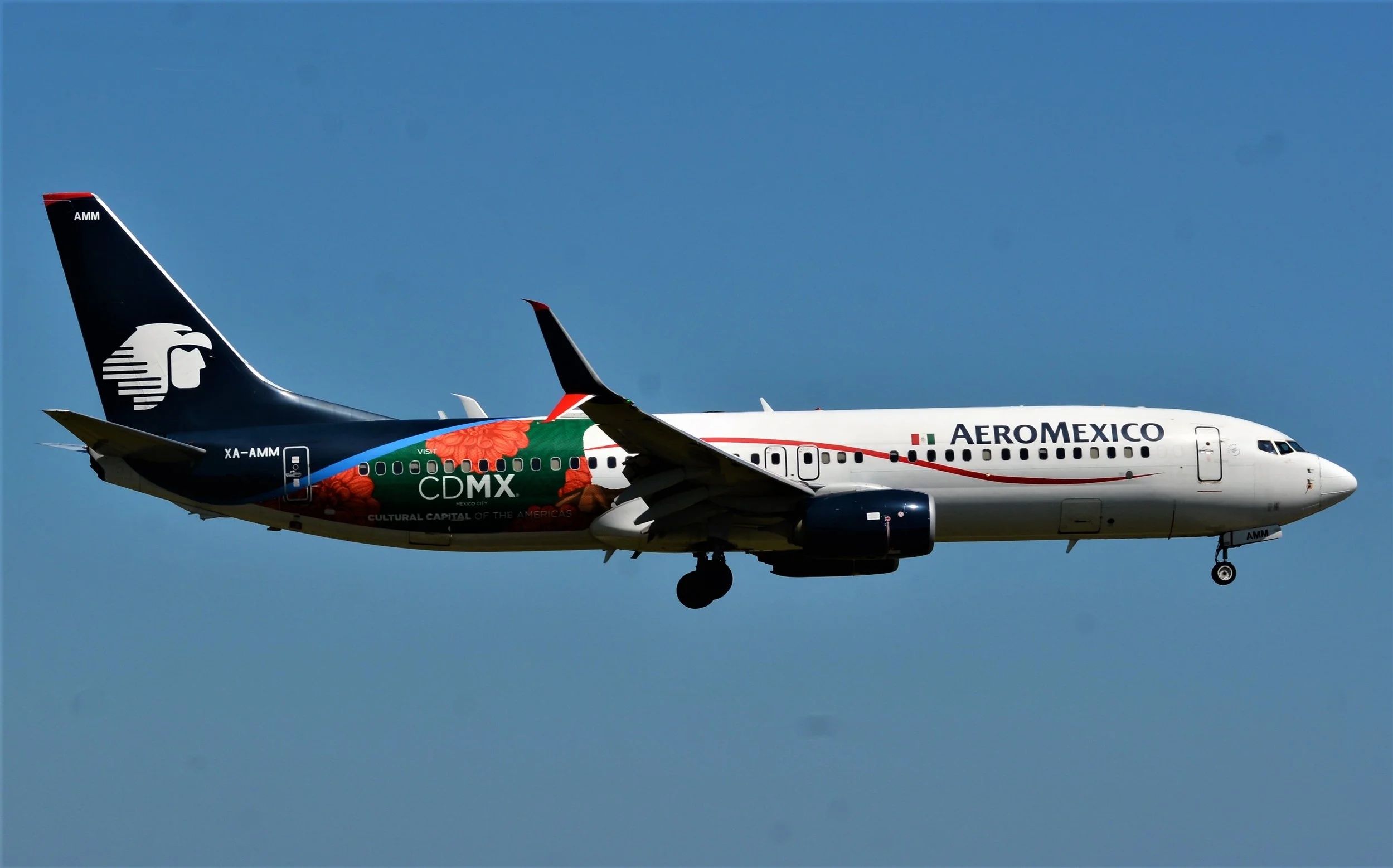 XA-AMM B737 ZEOMEXICA CDMX GREEN ORD 10C