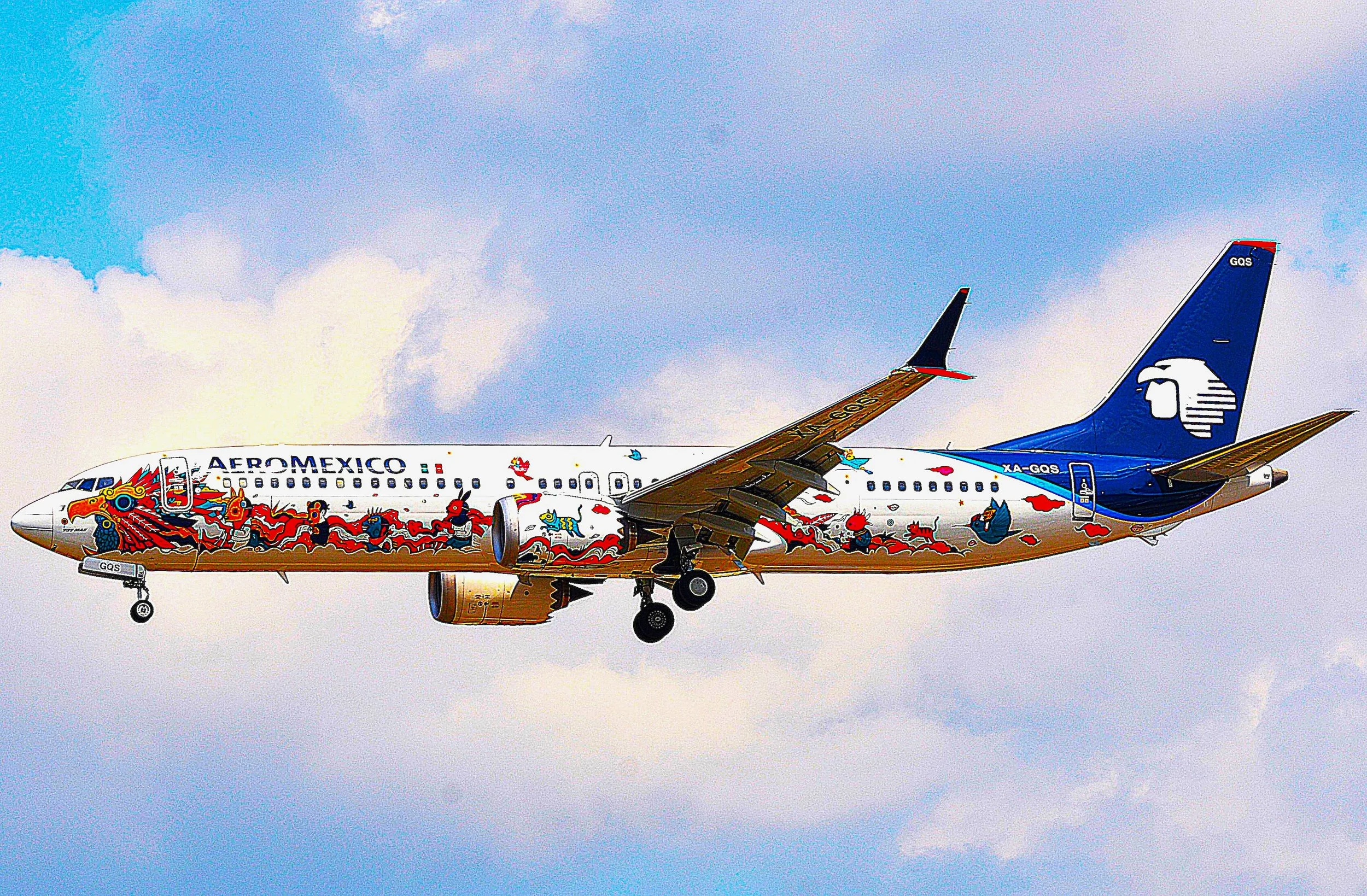 XA-GOS B737 AEROMEXICO ASTEZ COLORS ORD 28C