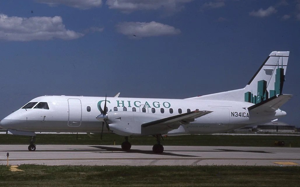 N341CA MIDWAY SAAB-340 MDW