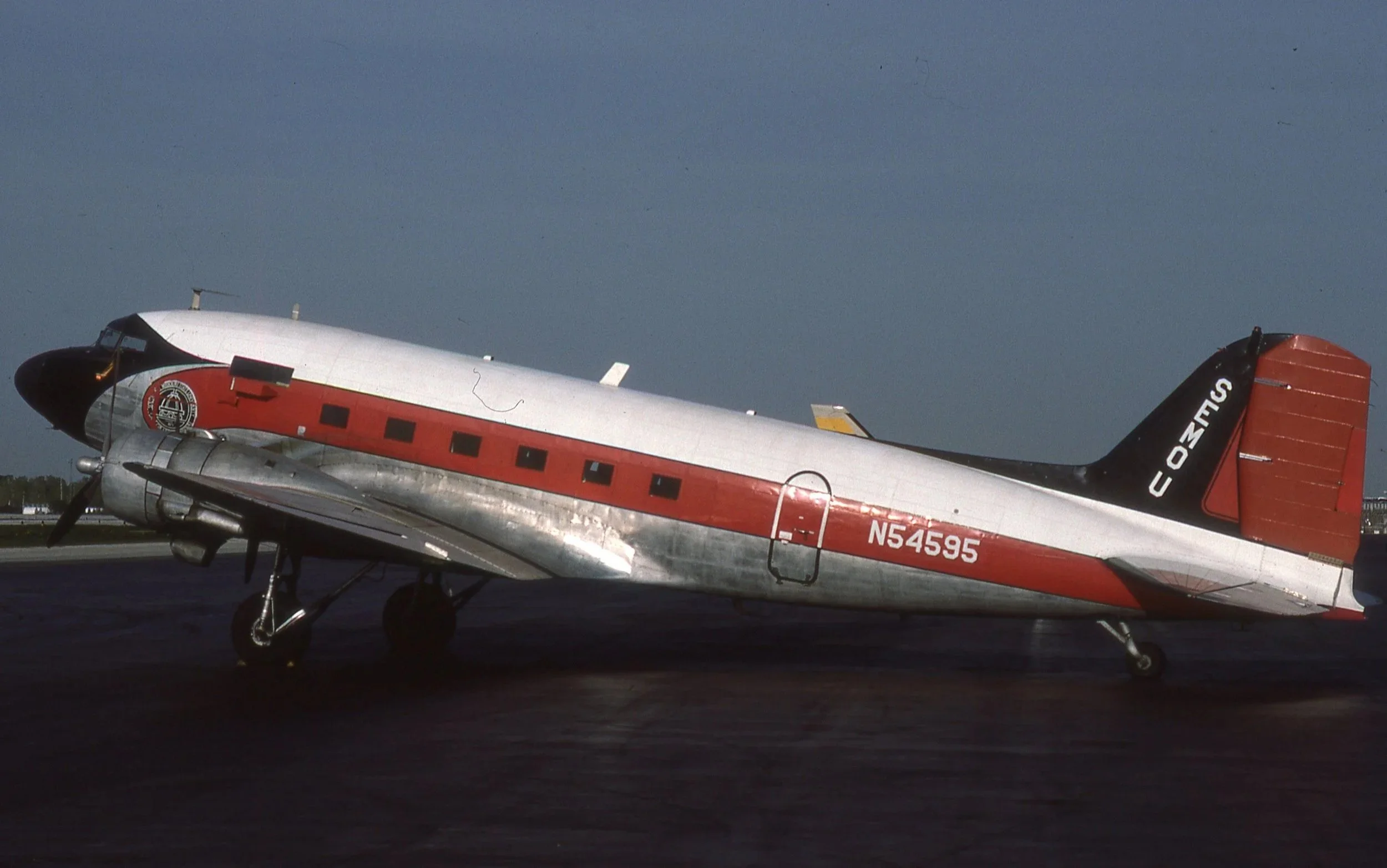 N54595 DC-3 SEMOU NORTH BUTLER RAMP ORD EX-FAA