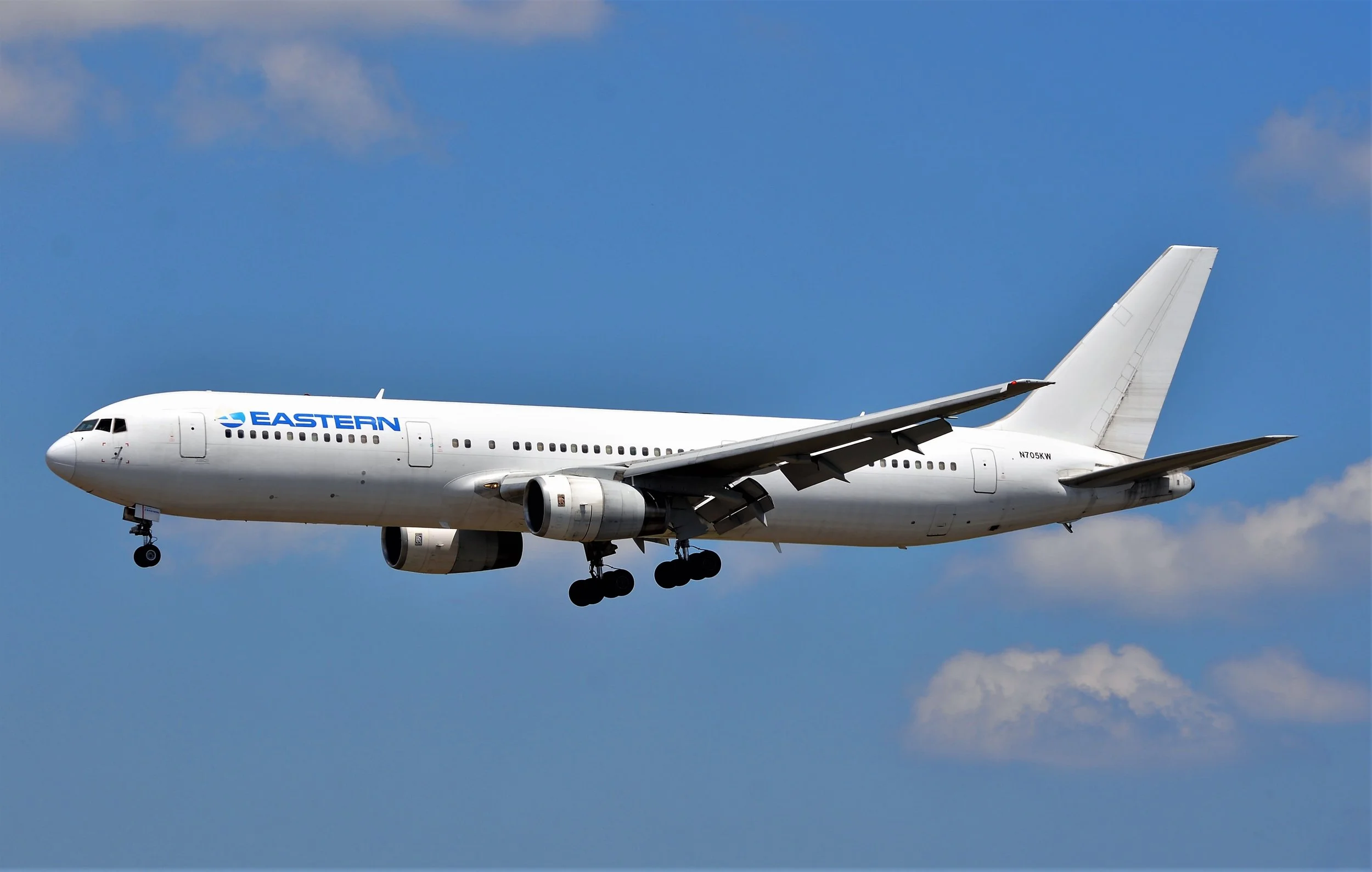N705KW B767 EASTERN WHITE MIA