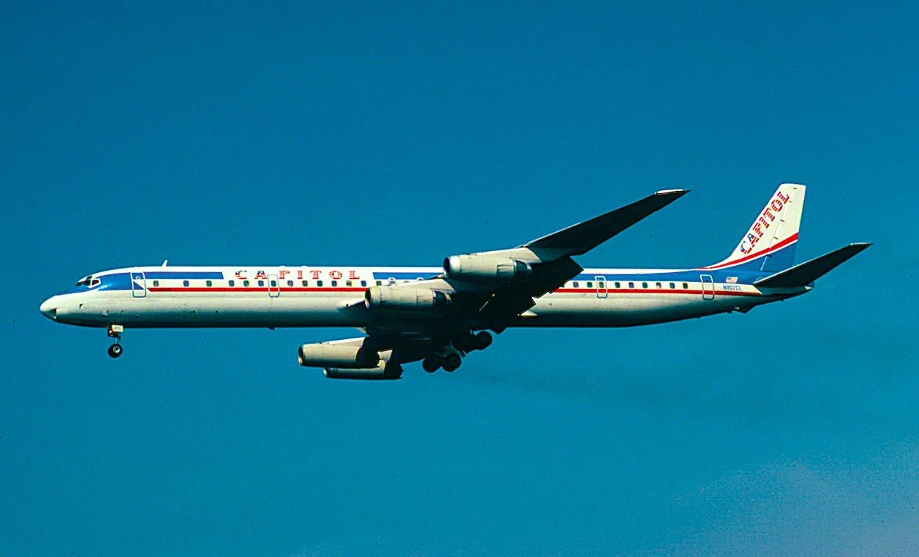 N307CL CAPITAL DC-8-63 ORD 27L