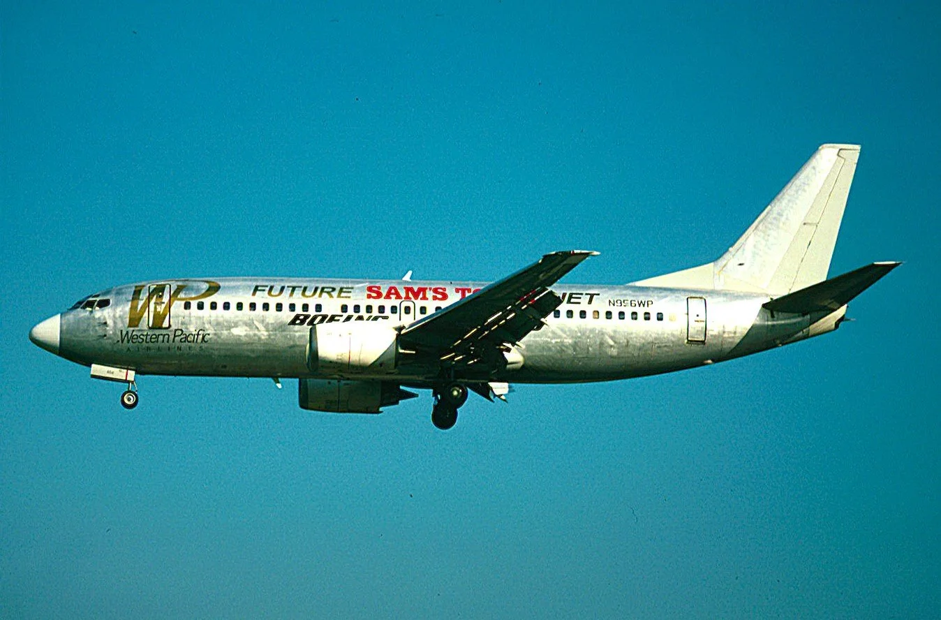 N956WP B737 WEST PACIFIC FUTURE SAMS TOWN LOGO MDW 4R