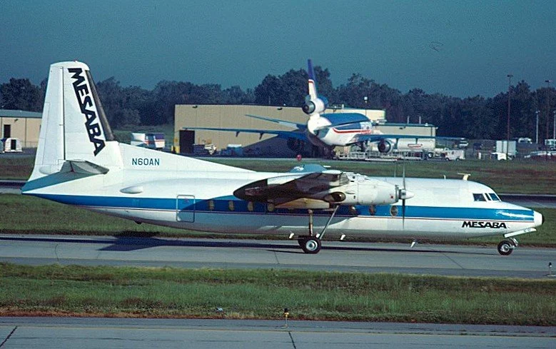 N60AN F-27 MESABA DTW