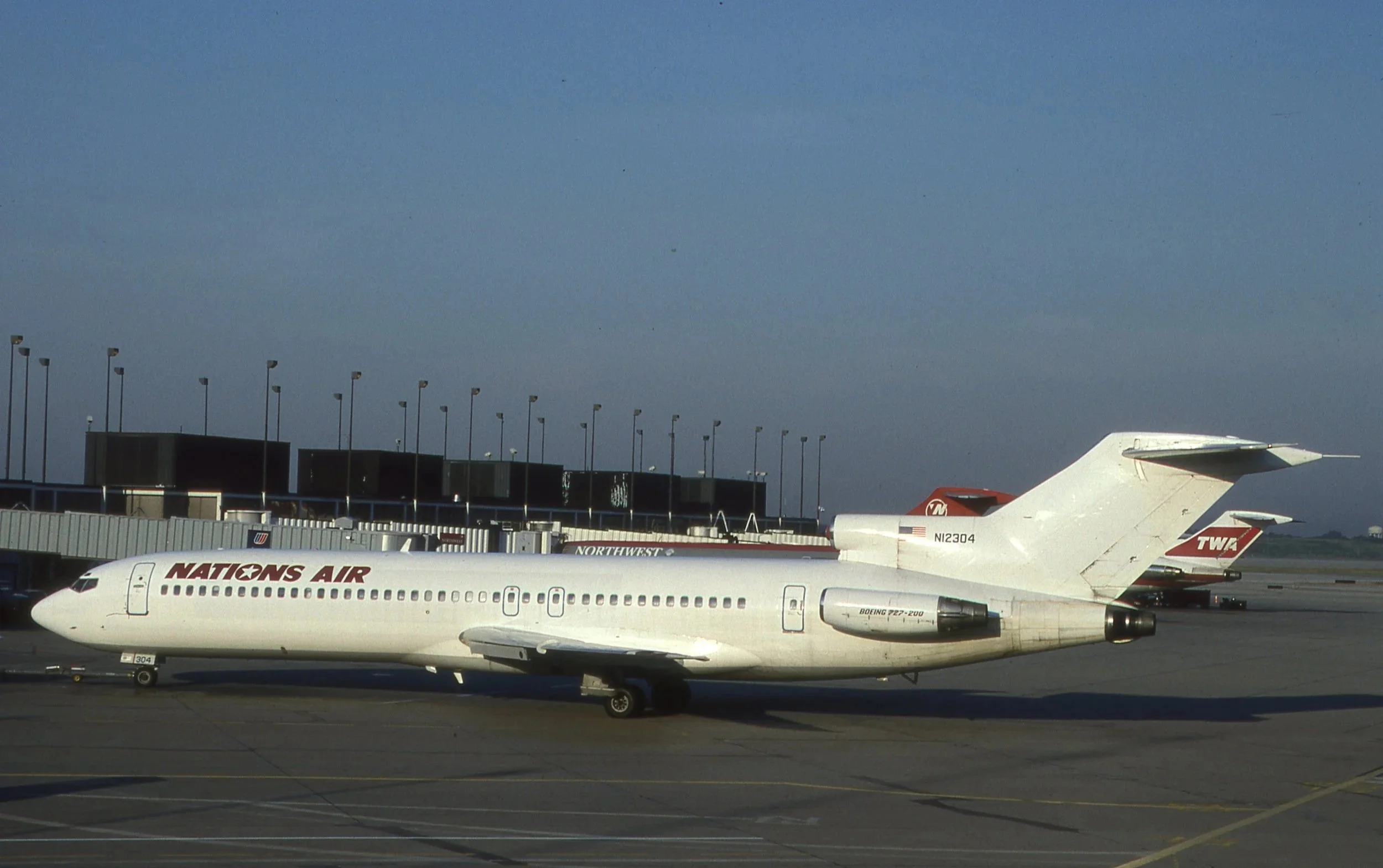 N12304 B727-200 NATION AIR ORD