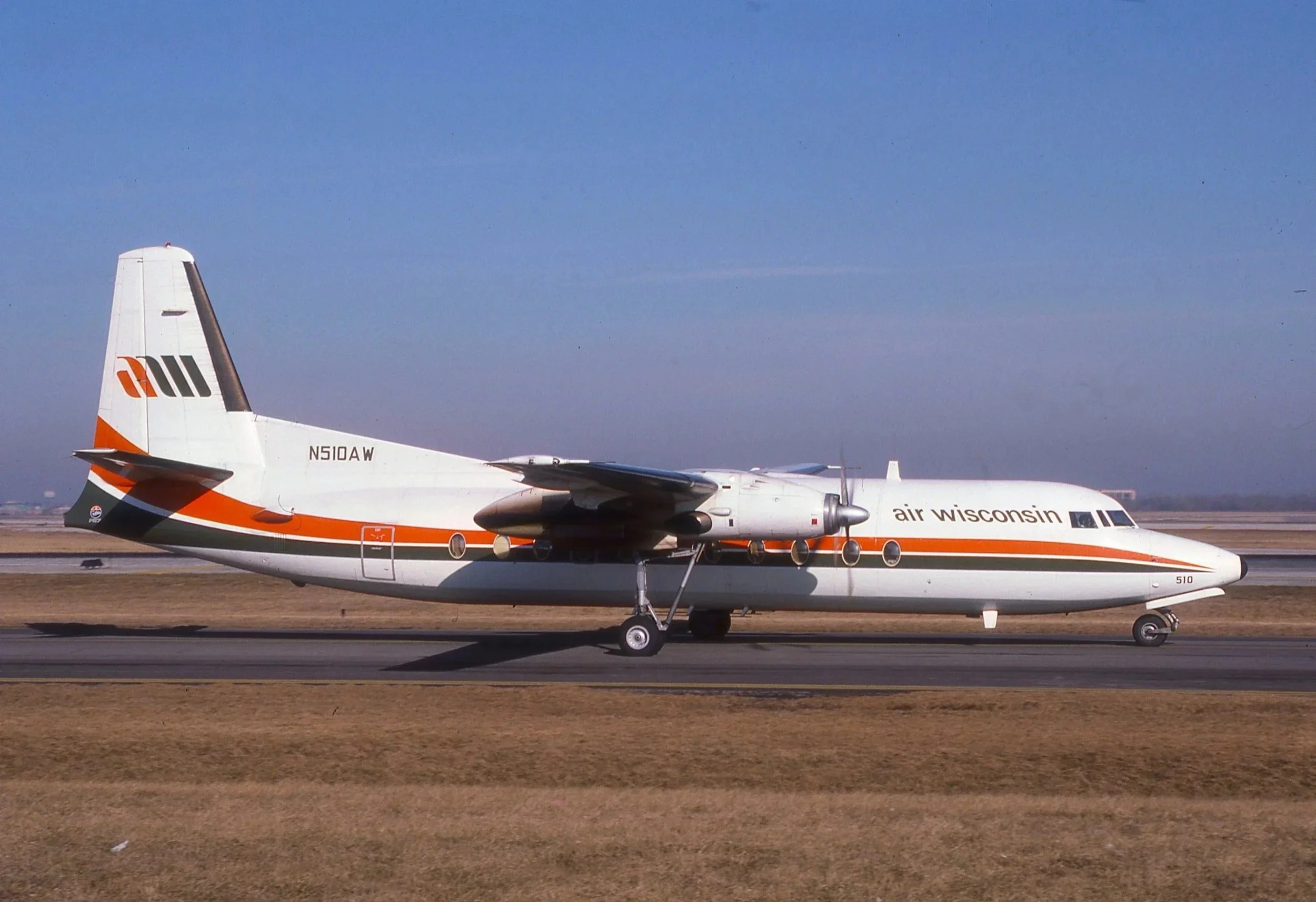 N510AW F-27 AIR WISCONSIN ORD