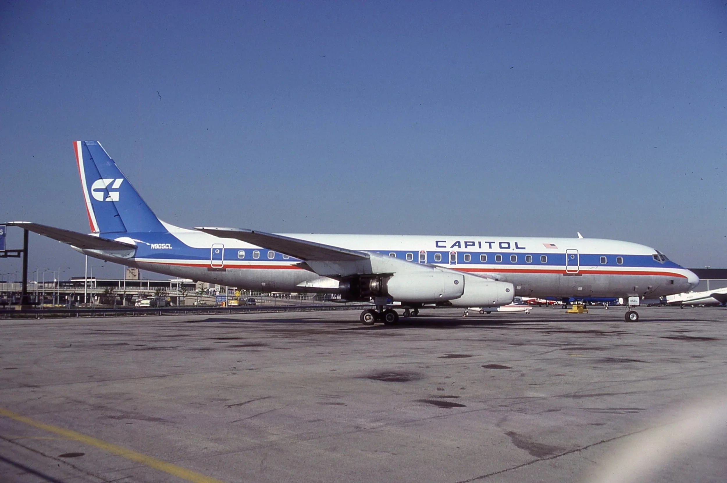 N905CL DC-8-30 CAPITAL NORTH BUTLER RAMP ORD