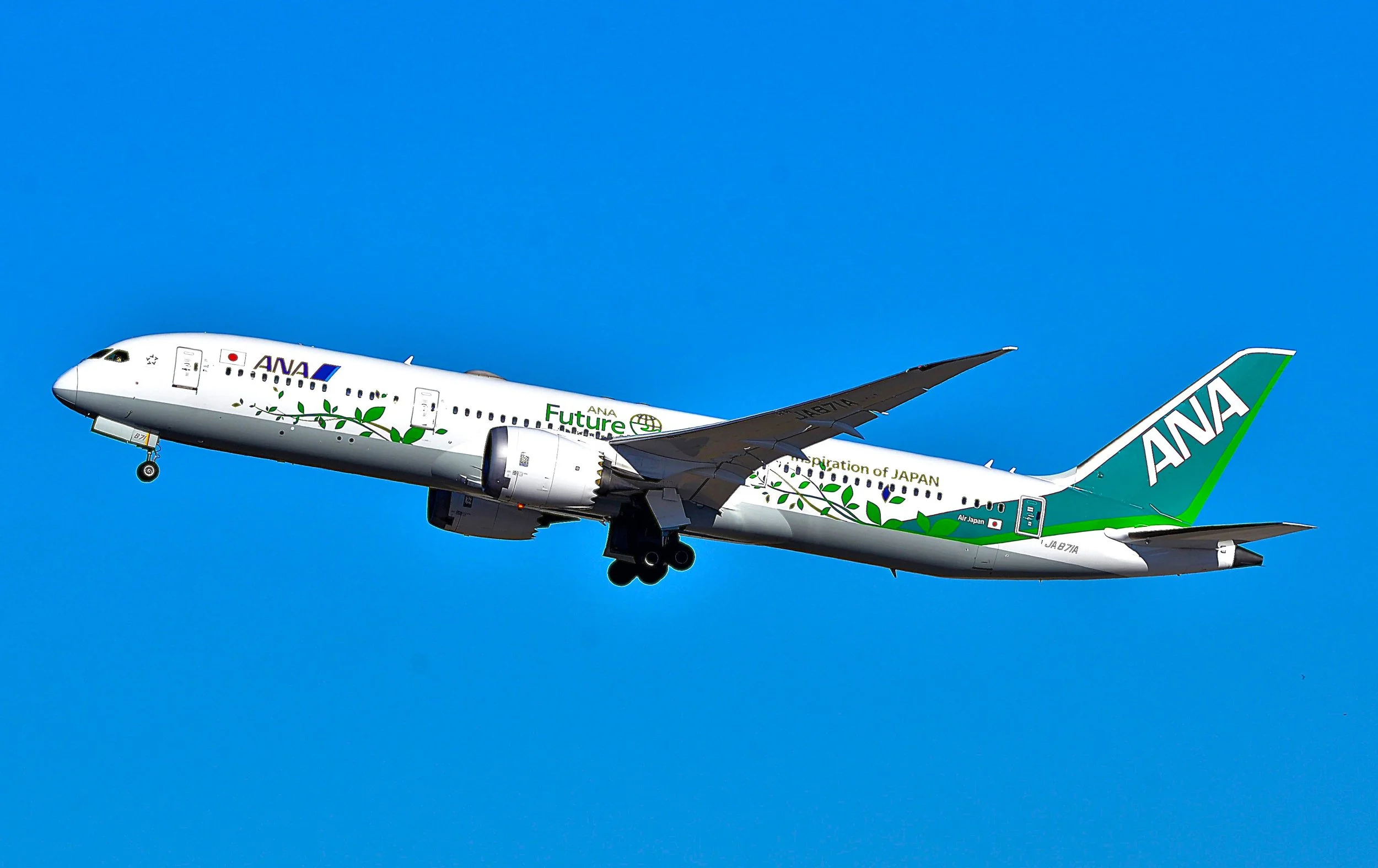 JA871A B787 ANA FUTURE COLORS ORD 27L